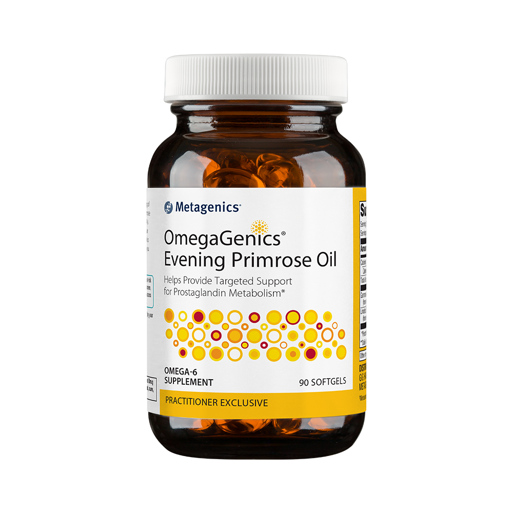 OmegaGenics® Evening Primrose Oil 1300mg - Cold Pressed Organic GLA Supplement for Women's Health, Hormone Balance & Skin Care | Supports PMS Relief & Healthy Hair Growth
