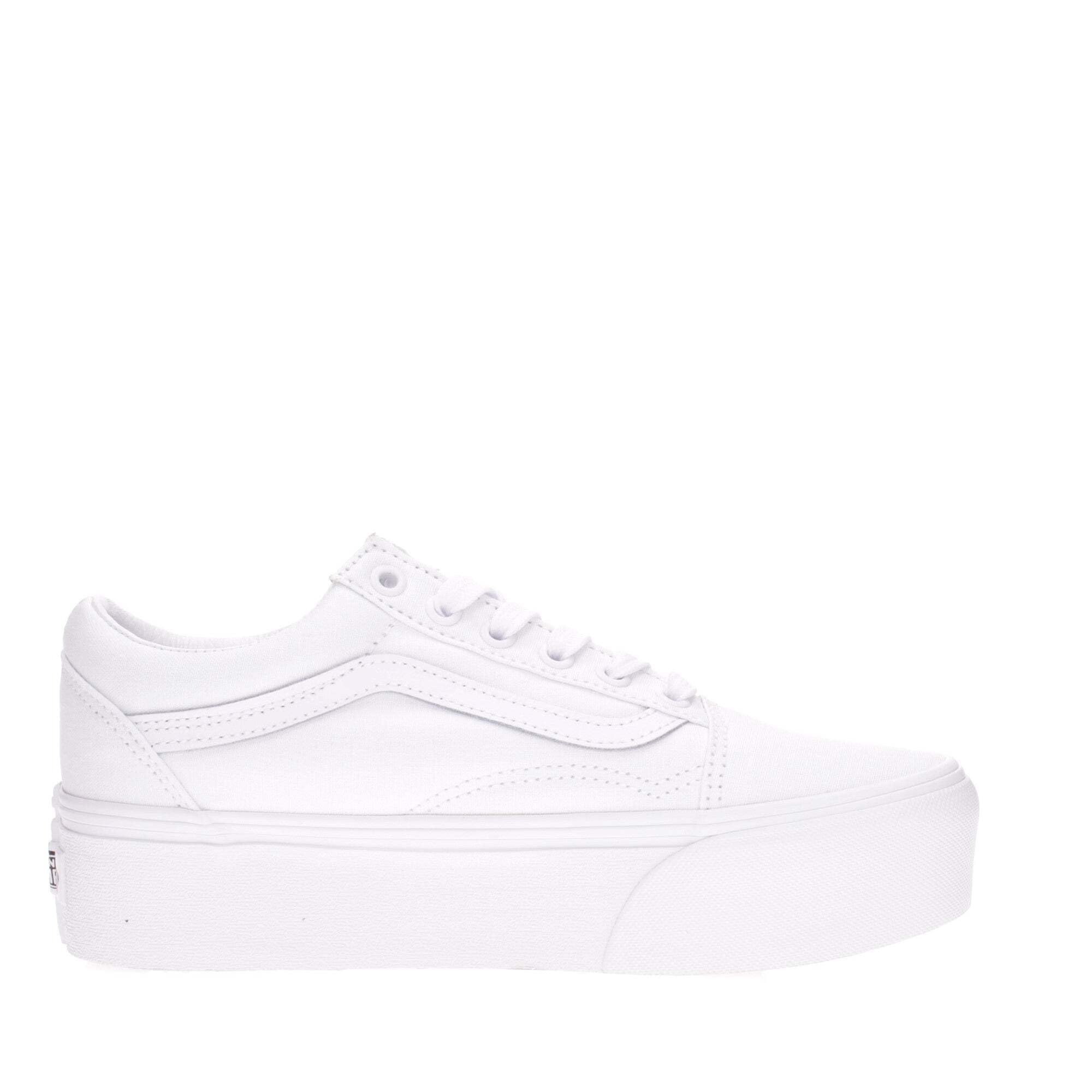 Vans Old Skool Stackform Unisex Skate Shoes - Classic Black & White Sneakers for Men & Women | Perfect for Skateboarding, Streetwear & Casual Outfits