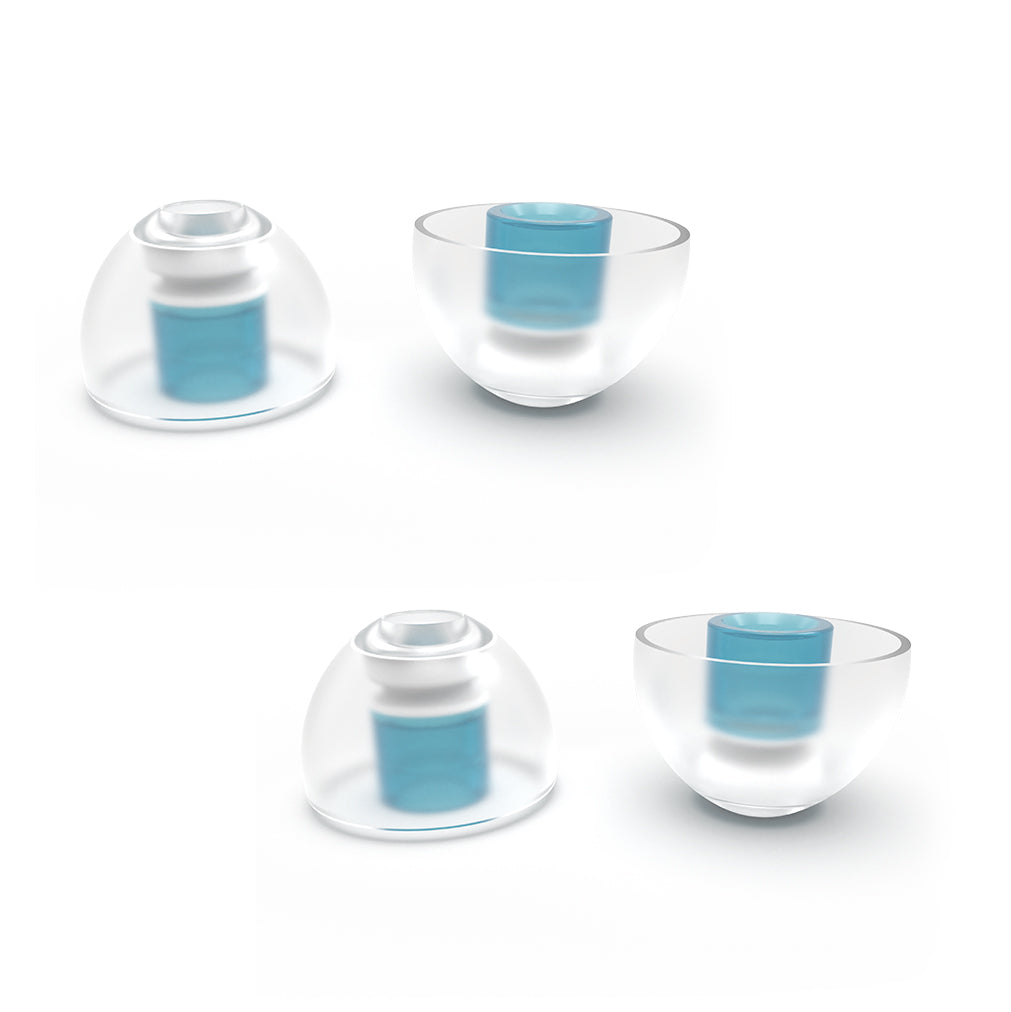 Spinfit CP100+ Premium Silicone Eartips for AirPods, Galaxy Buds & Wireless Earbuds (2 Pairs) - Noise Isolation, Comfort Fit for Gym, Travel & Daily Use