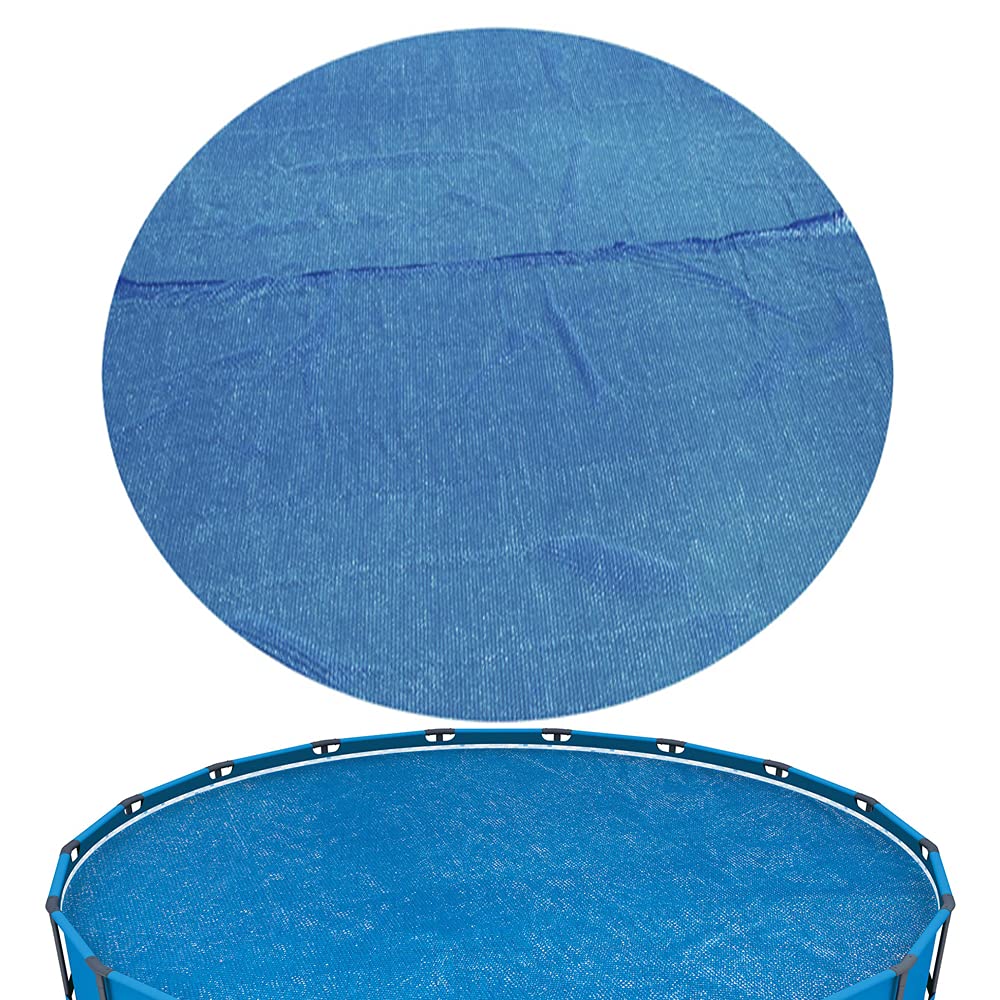 18ft Round Solar Pool Cover for Above Ground Swimming Pools - Heavy Duty Solar Heat Blanket for 18ft Frame Pools (Pool Not Included) | Extend Swimming Season & Reduce Heat Loss