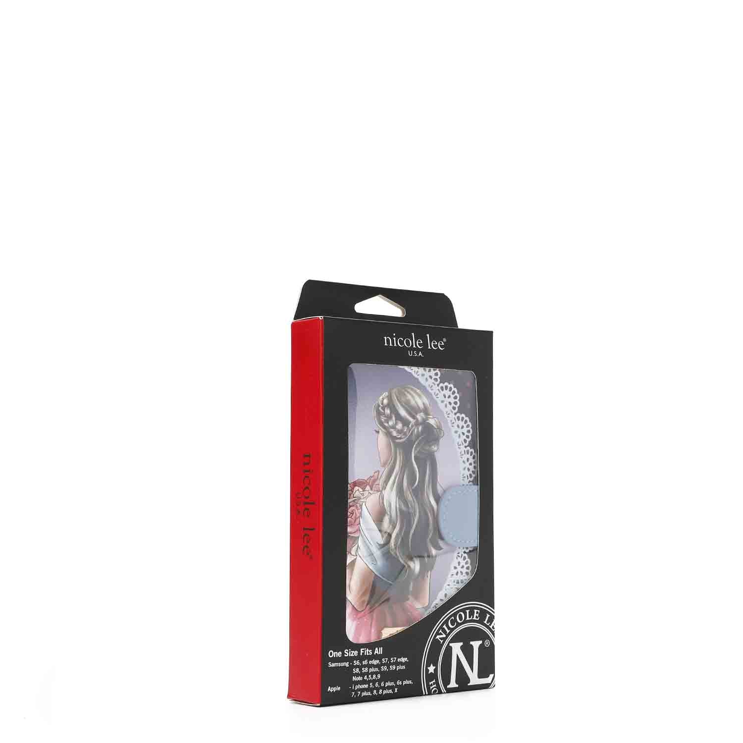 NL Signature Phone Case with Wallet Wristlet - Slim Protective Cover with Card Holder & Wrist Strap for iPhone & Samsung - Perfect for Travel, Shopping & Everyday Use