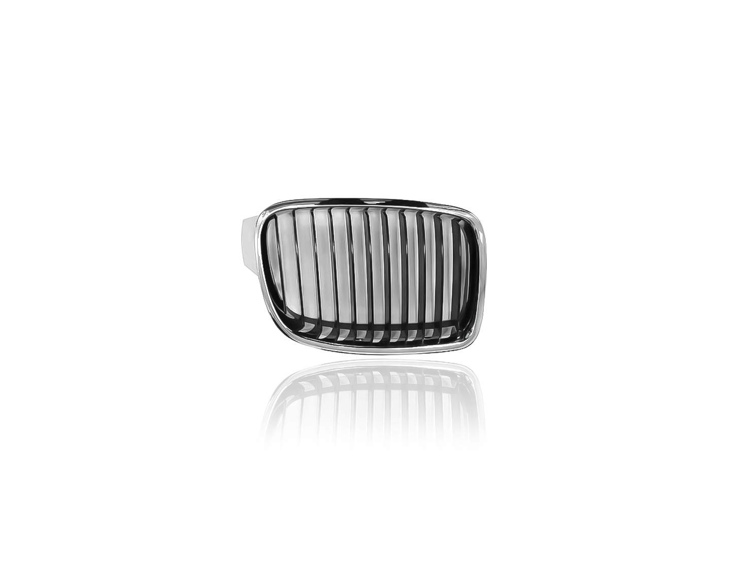 BMW 3-Series Sedan Right Side Grille (51137255412) - Chrome/Black Replacement Cooling Grille for 2012-2016 Models | Perfect Fit & Direct OEM Compatibility | Enhances Front End Style & Engine Cooling Performance