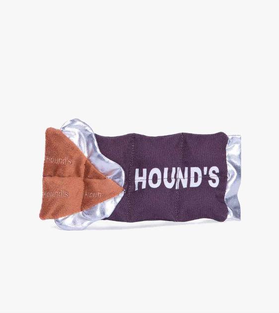 BarkShop Hound's Choco Lick Bar Dog Plush Toy - Soft & Durable Chew Toy for Small & Large Dogs - Perfect for Playtime, Training & Cuddling