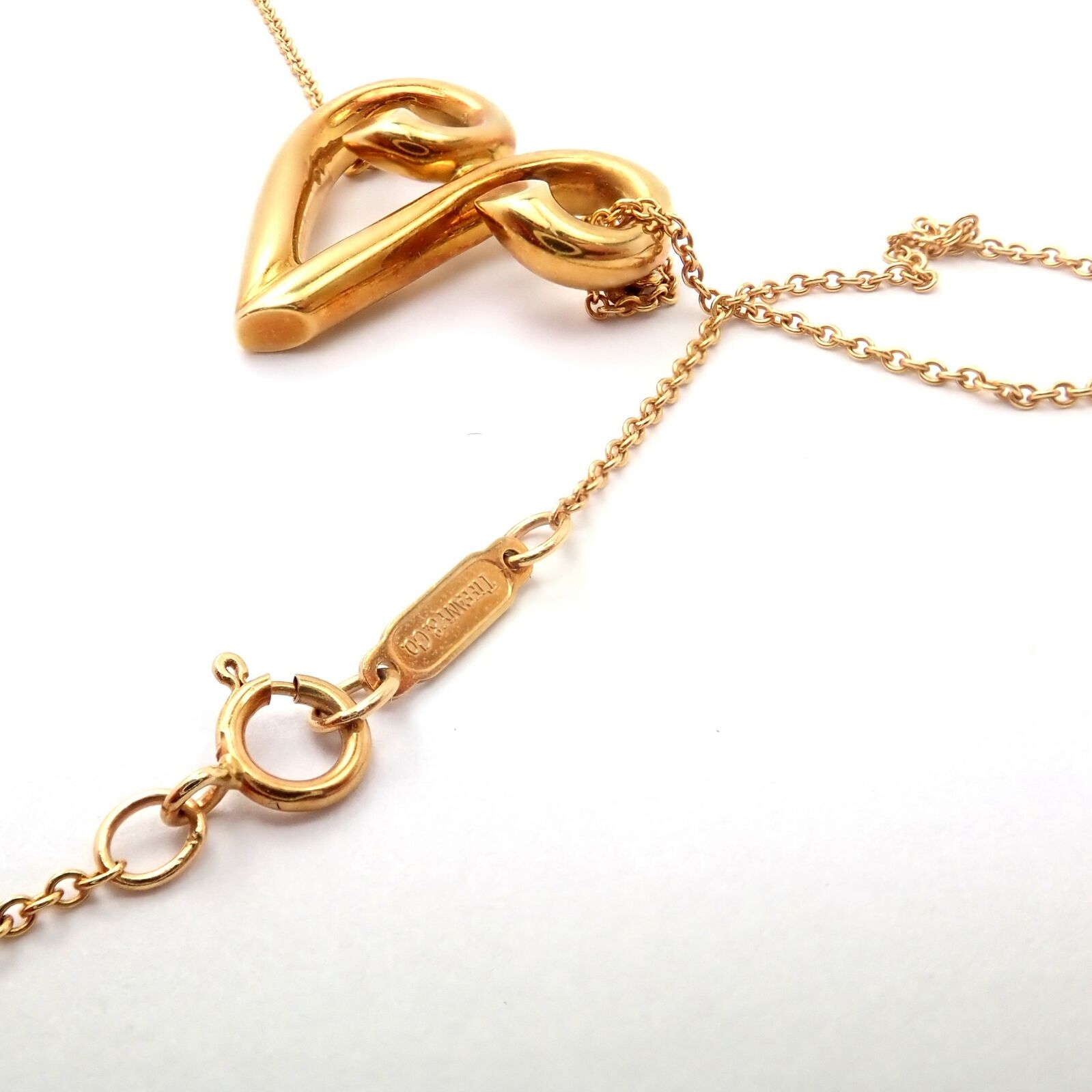 Tiffany & Co Picasso 18k Yellow Gold Large Zodiac Aries Pendant Necklace for Women - Luxury Astrology Jewelry Gift for Birthday, Anniversary & Special Occasions
