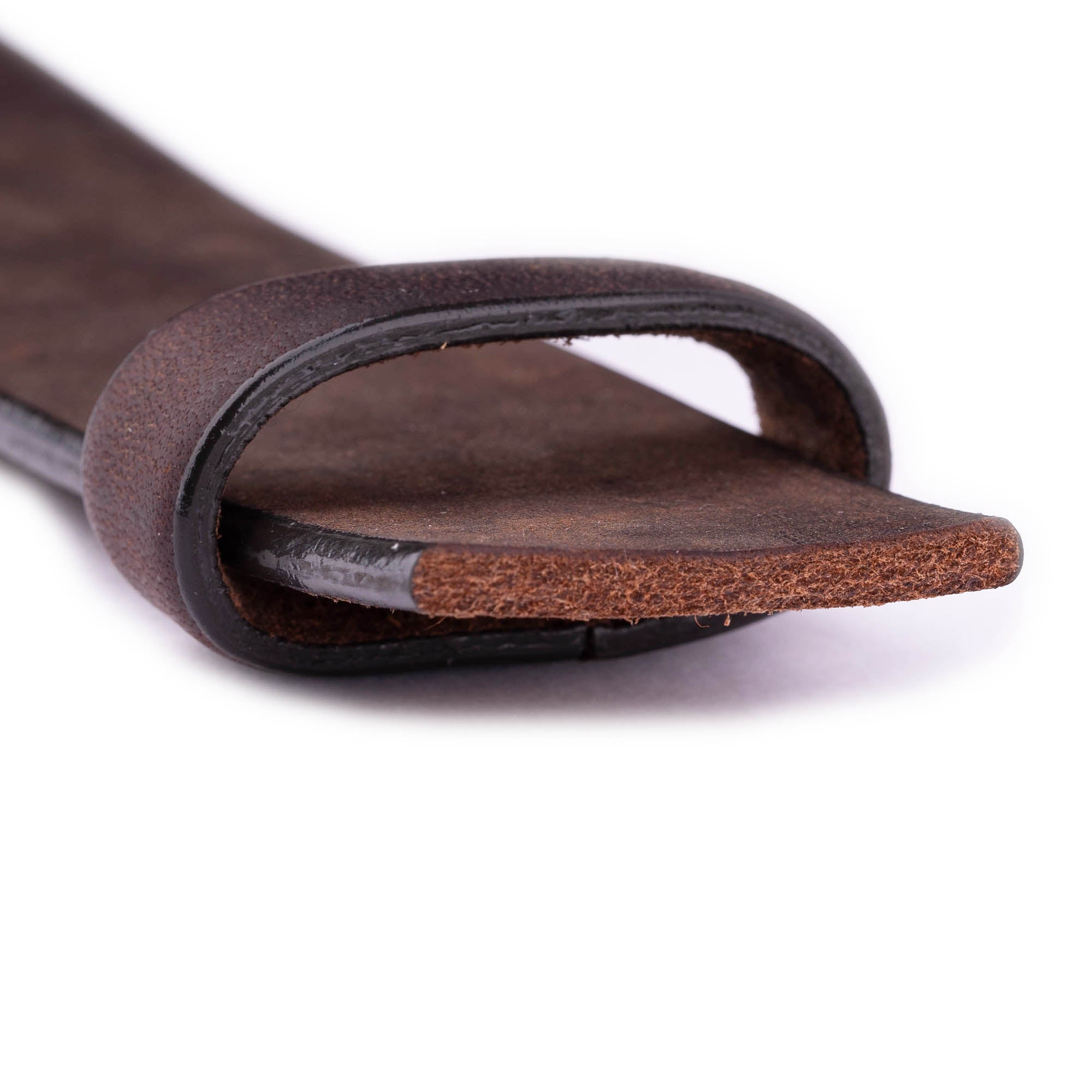 Genuine Brown Full Grain Leather Belt Strap Replacement for Dunhill Buckles - Women's Fashion Accessory for Office, Casual & Formal Wear