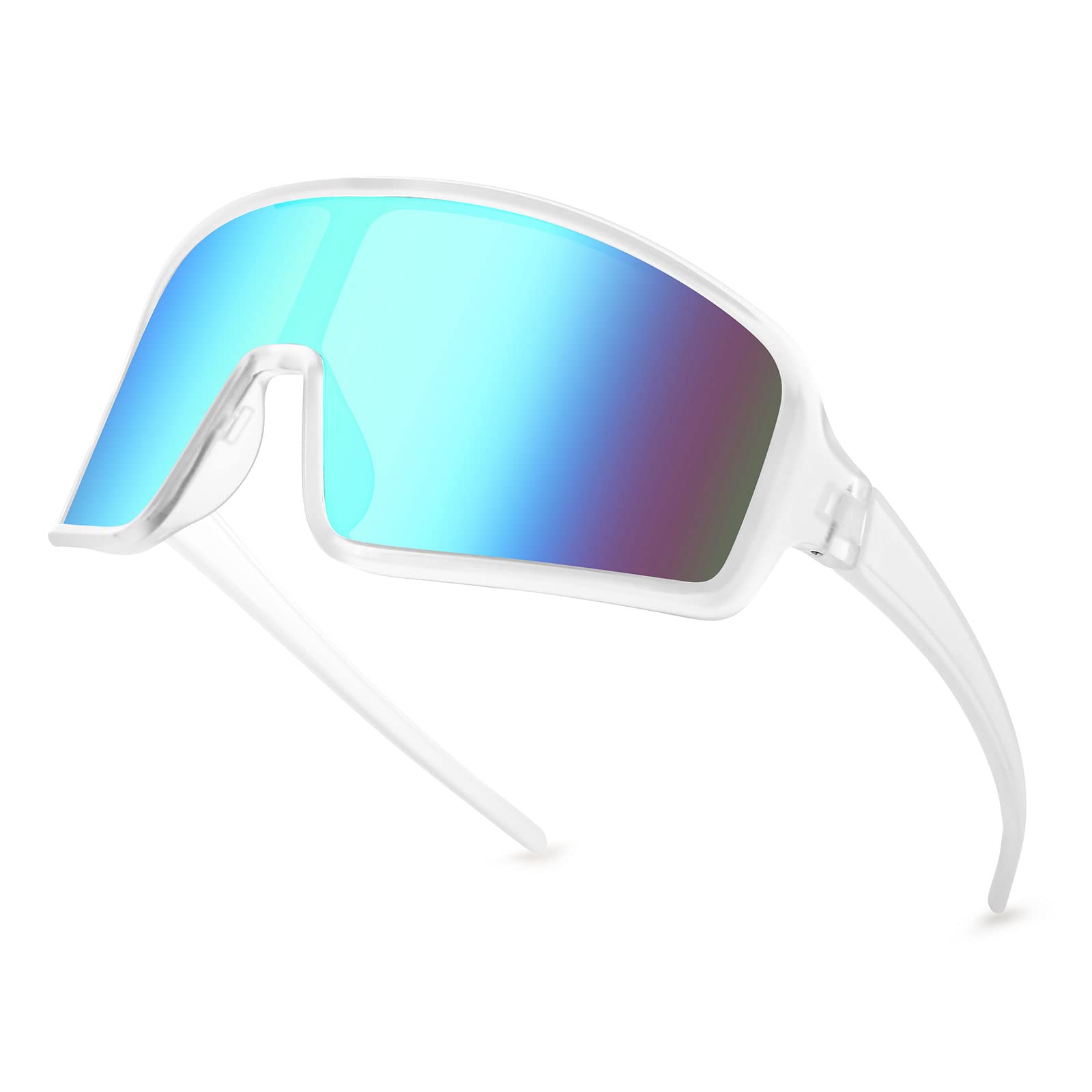 WANWAN Retro 80s Baseball Sunglasses for Men, Women, Youth & Teens - UV Protection Cycling & Sports Glasses for Outdoor Activities, Beach, Driving & Fashion