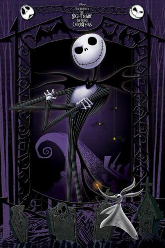 1000-Piece Nightmare Before Christmas Jigsaw Puzzle - Jack Skellington Movie Puzzle for Adults & Kids - Fun Educational Toy & Gift for Family Game Night