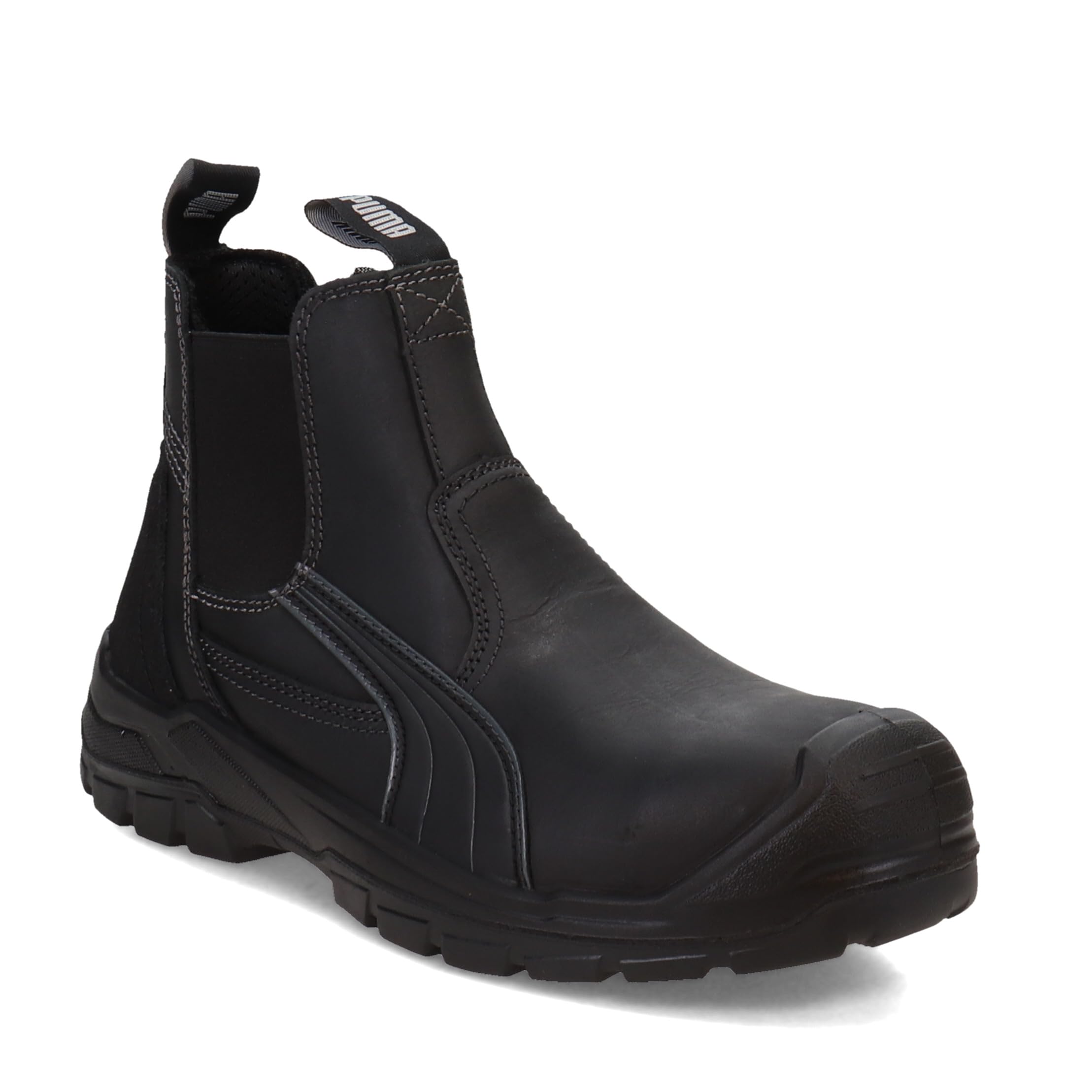 PUMA Men's Tanami Black Mid Industrial Work Shoes Size 12 - Durable Safety Shoes for Construction, Warehouse & Outdoor Work