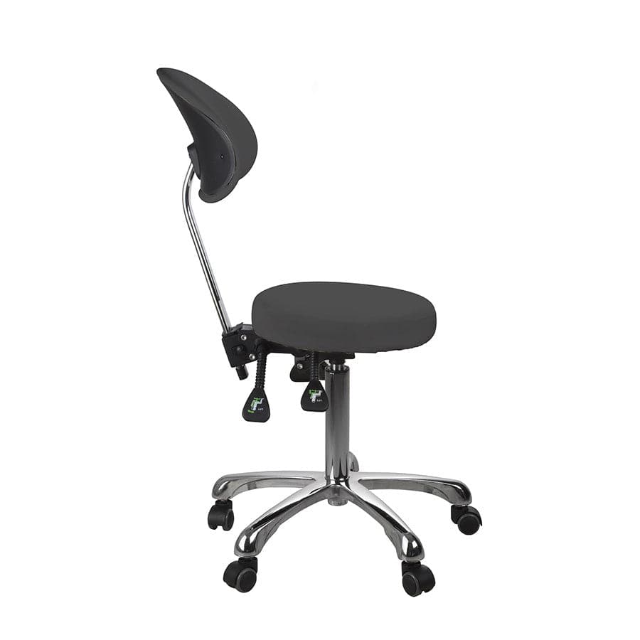 Professional Adjustable Beautician & Salon Stool 1025B - Ergonomic Hydraulic Hairdressing Chair for Barber Shops, Salons & Home Use