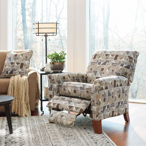 Riley High Leg Power Reclining Chair - Modern Ergonomic Lift Recliner with Remote Control for Living Room, Bedroom & Home Theater Comfort