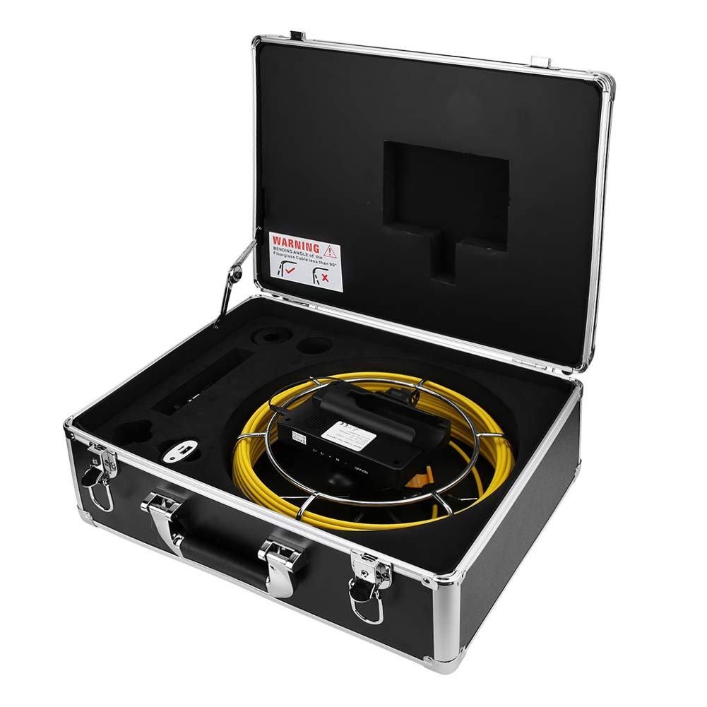 **Okuyonic Mini Drain Sewer Endoscope - 20m Cable Length, Waterproof Pipeline Inspection Camera for Plumbing, HVAC & Cable Pipes - Ideal for Home, Industrial & Maintenance Use**