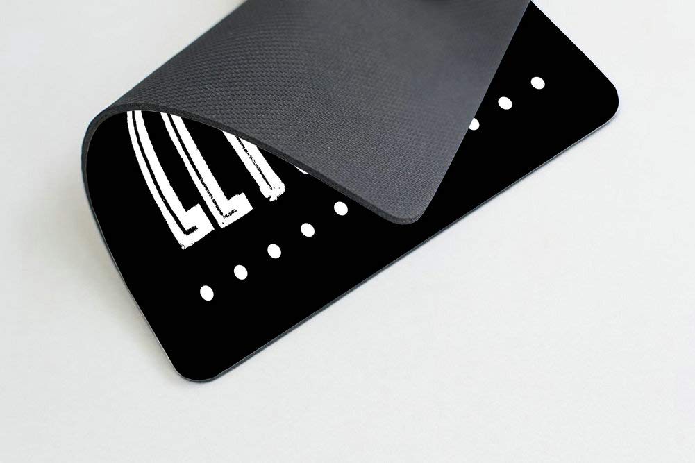 Motivational Quote Non-Slip Rubber Gaming Mouse Pad - Cute Rectangle Computer Mousepad for PC & Laptop - Perfect for Office, Gaming & Home Workspace