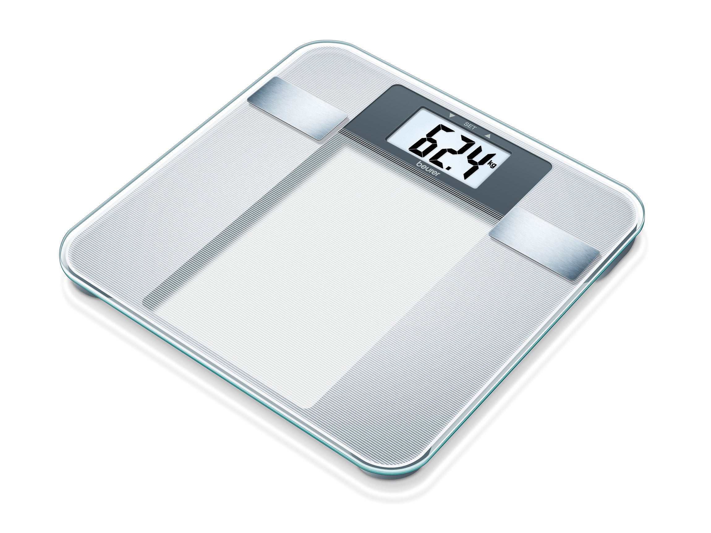Beurer BG 13 Digital Body Fat Scale - Smart Bluetooth Bathroom Weight Scale with Body Composition Analyzer for Home Gym & Health Tracking (Measures Weight, BMI, Muscle Mass, Water %)