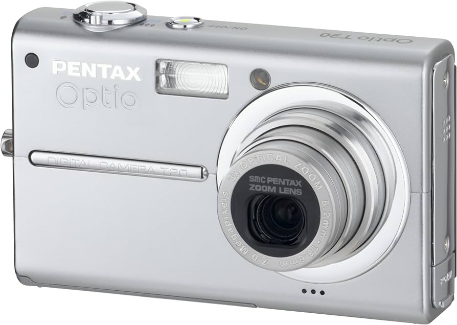 Pentax Optio T20 Digital Camera - 12MP, 3x Optical Zoom, 2.5