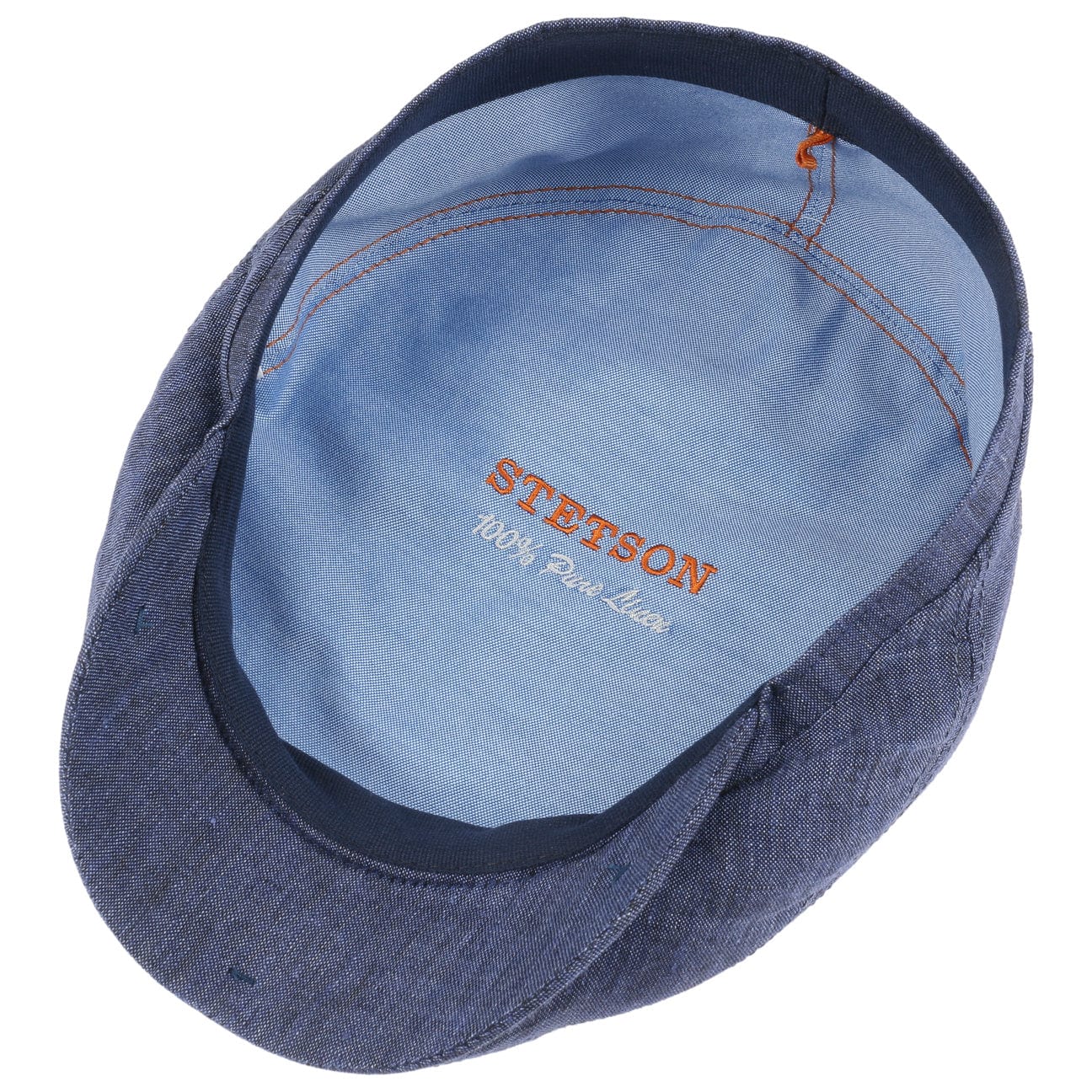 Stetson Belfast Linen Summer Flat Cap - Lightweight Breathable Hat for Men - Perfect for Outdoor Activities, Beach Vacations & Casual Style