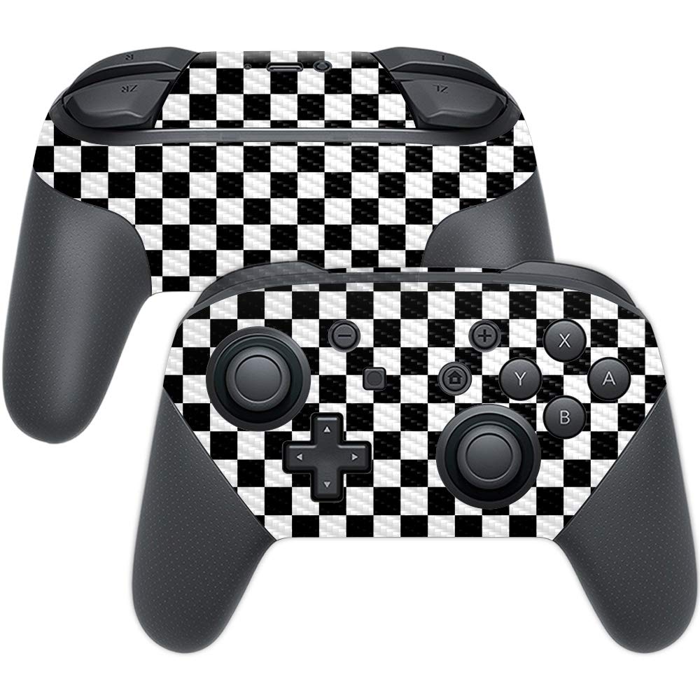 Premium Carbon Fiber Skin for Nintendo Switch Pro Controller - Protective & Durable Textured Cover | Easy to Apply, Remove & Change Styles | Made in USA | Perfect for Gaming, Travel & Customization