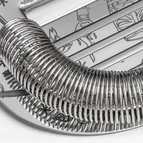 Coley Tiki Urban Bar - Premium Stainless Steel Cocktail Strainer for Bartenders & Home Mixologists | Perfect for Margaritas, Mojitos & Craft Cocktails | Durable Bar Tool for Professional & Home Bars