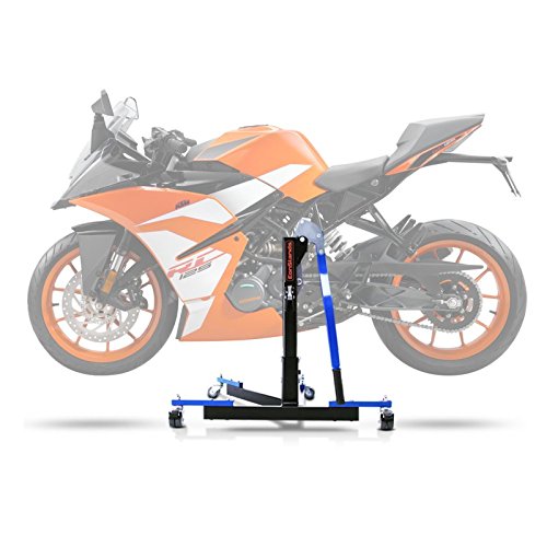 KTM RC 390 2014-2019 Motorcycle Center Paddock Stand CS Power Evo - Blue | Compatible with KTM RC 390 14-19 | Perfect for Bike Maintenance, Storage & Transport