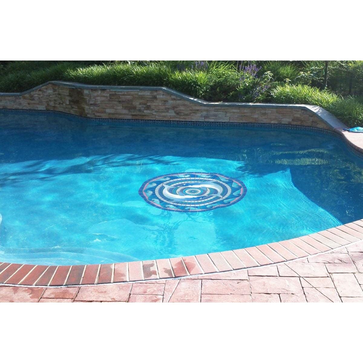 Decorative Pool Art - Poolmat - 50+ Unique Designs, Easy to Install & Remove for Swimming Pools, Backyard Decor, Summer Parties & Outdoor Events