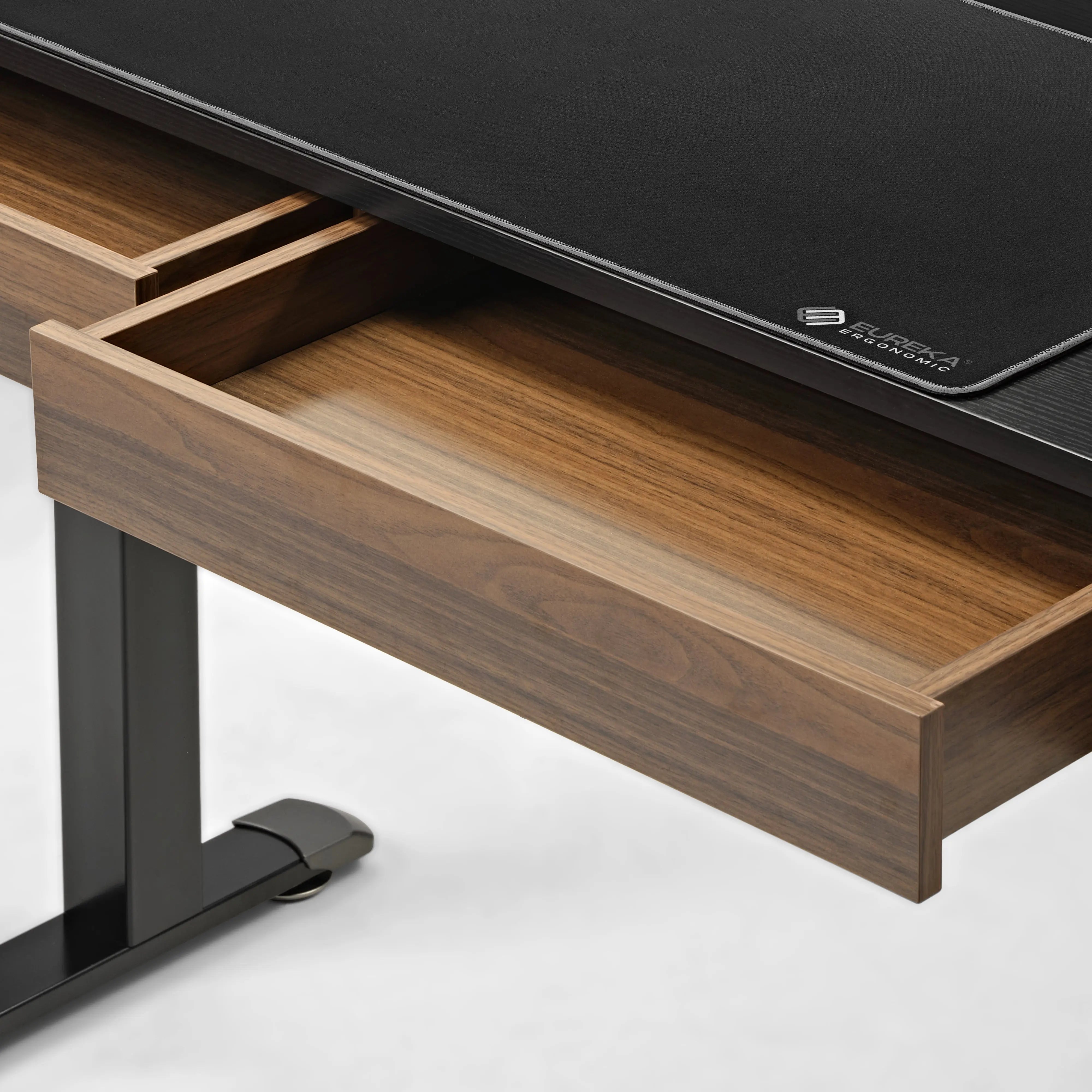 Adjustable Height Standing Desk with Storage Drawers - 47