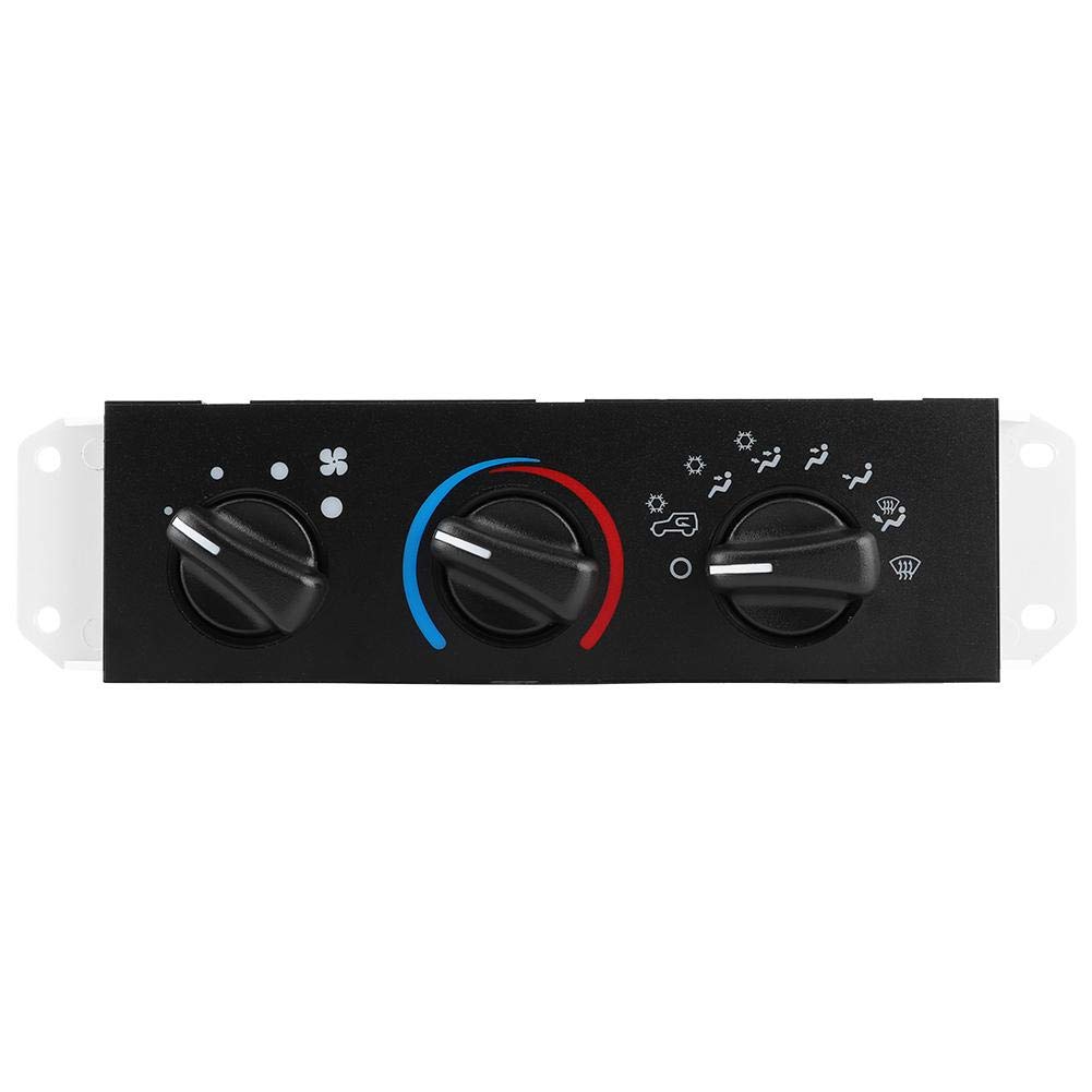 Auto Car A/C Heater Control Panel - HVAC Climate Temperature Control with Blower Motor Switch HS-373 55037473AB | Perfect for Vehicle AC System Repair & Climate Control Replacement