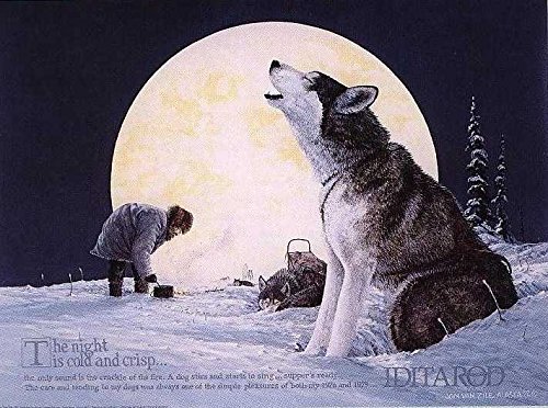 Jon Van Zyle - Night is Cold and Crisp Signed Open Edition Art Print on Paper - Perfect for Home Decor, Office Wall Art & Gift Giving