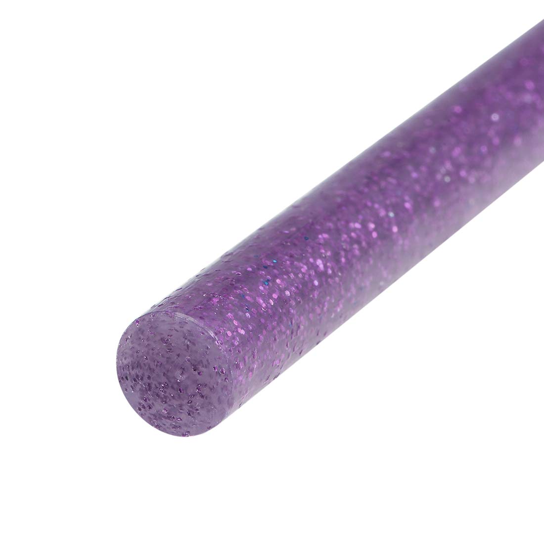 uxcell Mini Hot Glue Sticks for Glue Gun - 0.27-inch x 4-inch Purple Glitter (10pcs) - Perfect for DIY Crafts, Scrapbooking & Home Repairs