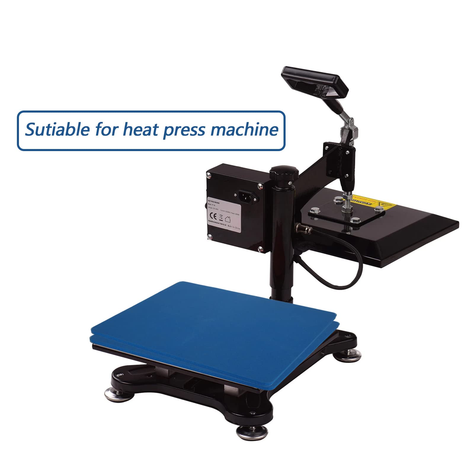 Oungy 12x15 Inch Silicone Heat Press Mat Pad - 5/16