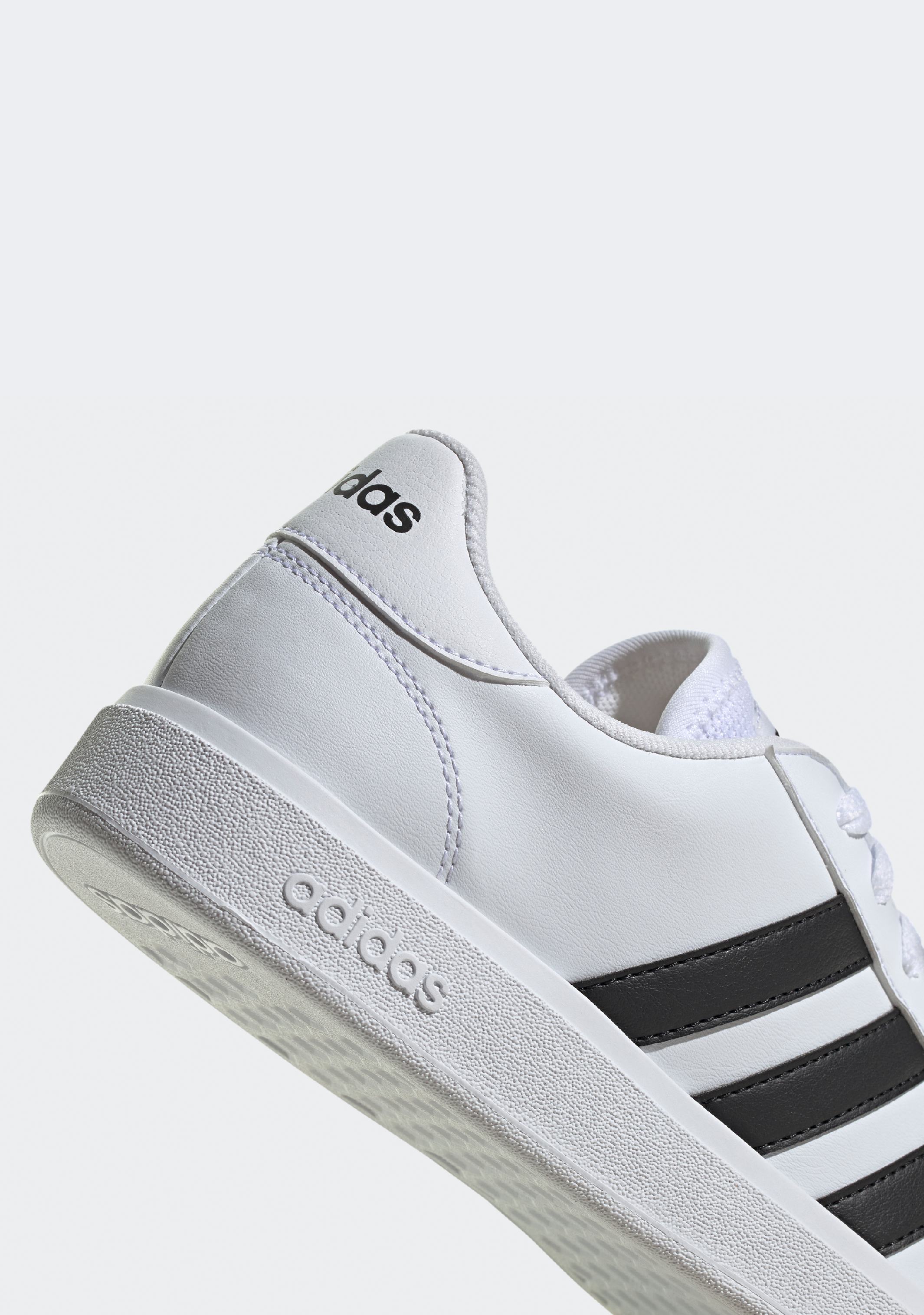 Adidas Women's Grand Court Base Sneakers - White & Black Classic Tennis Shoes for Women | Comfortable Casual & Sports Wear for Gym, Running, Walking
