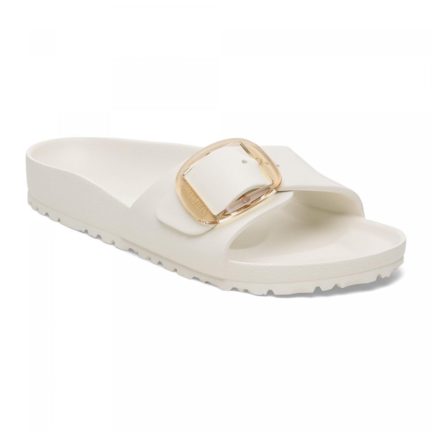 Madrid Big Buckle Sandals for Women - Comfortable Summer Slide Sandals with Adjustable Buckle | Perfect for Beach, Vacation & Casual Outfits