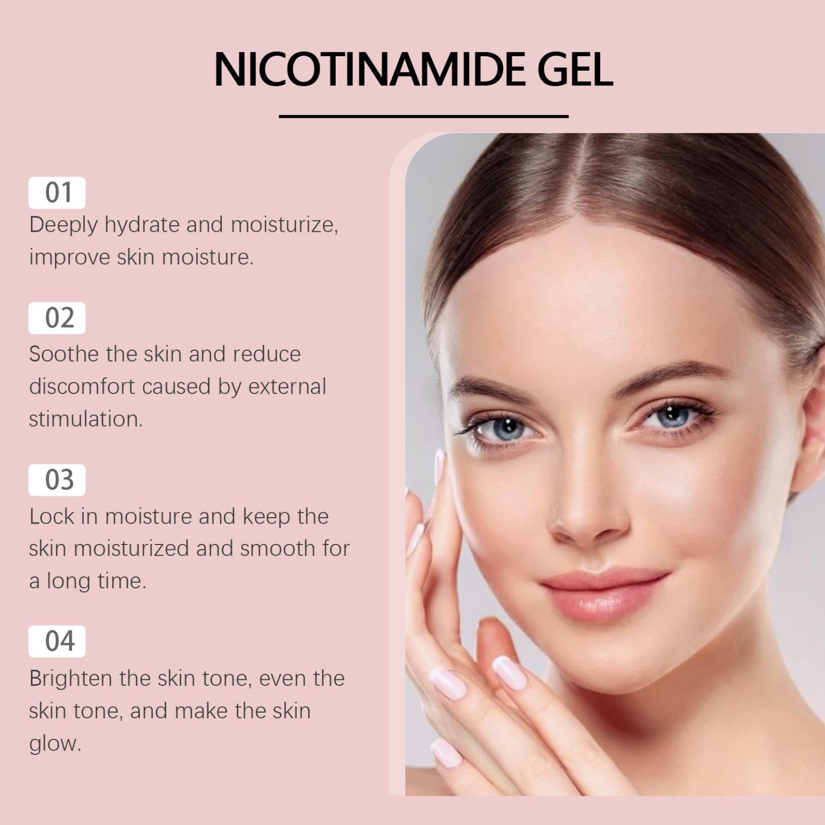 Nicotinamide Face Gel - Hydrating Moisturizer for Dewy Skin | Daily Skincare Routine