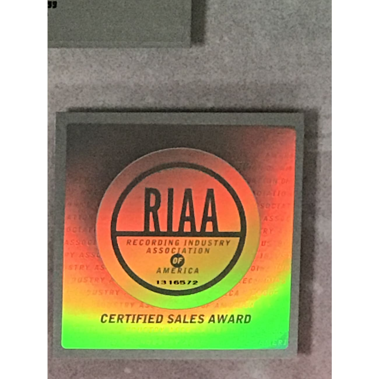 AWOLNATION Sail RIAA Digital Platinum Single Award - Certified Music Collectible for Fans & Memorabilia Enthusiasts - Perfect for Display in Home, Office, or Music Studio