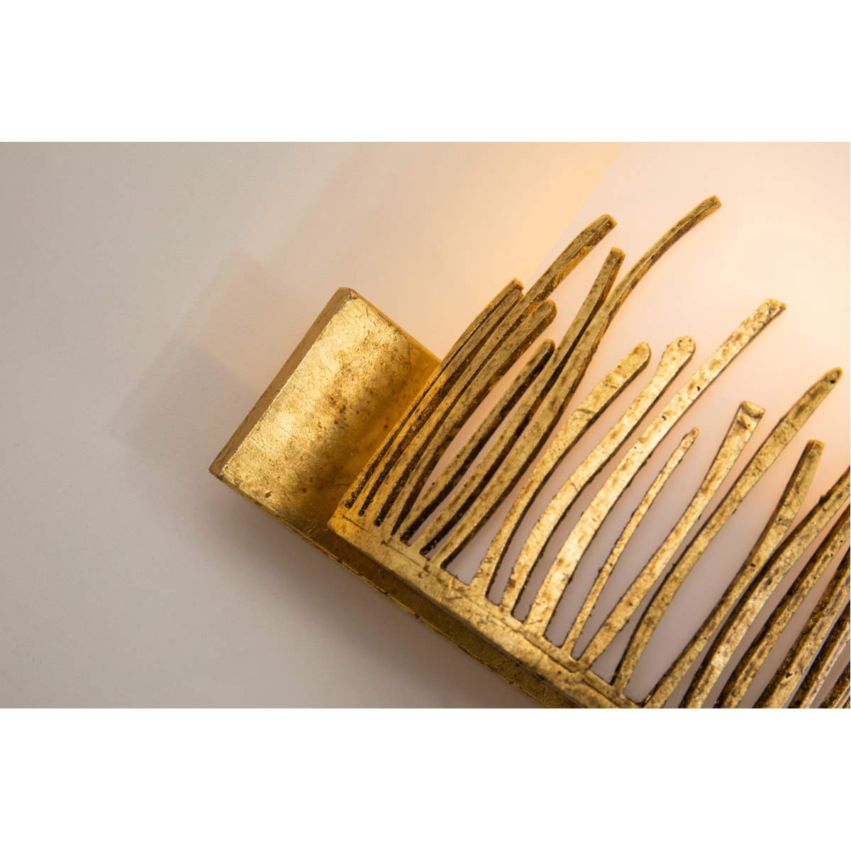 Lucas & McKearn 3-Light Gold Bathroom Vanity Lighting Fixture - Modern Sawgrass Design for Bathroom Mirror, Powder Room & Dressing Area