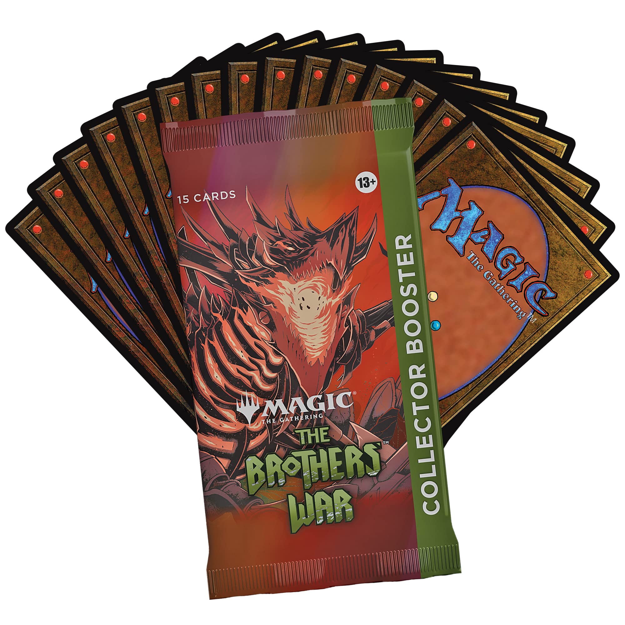 Magic: The Gathering The Brothers’ War Collector Booster | 15 Rare MTG Cards for Deck Building & Collecting - Perfect for TCG Players and Strategy Gamers