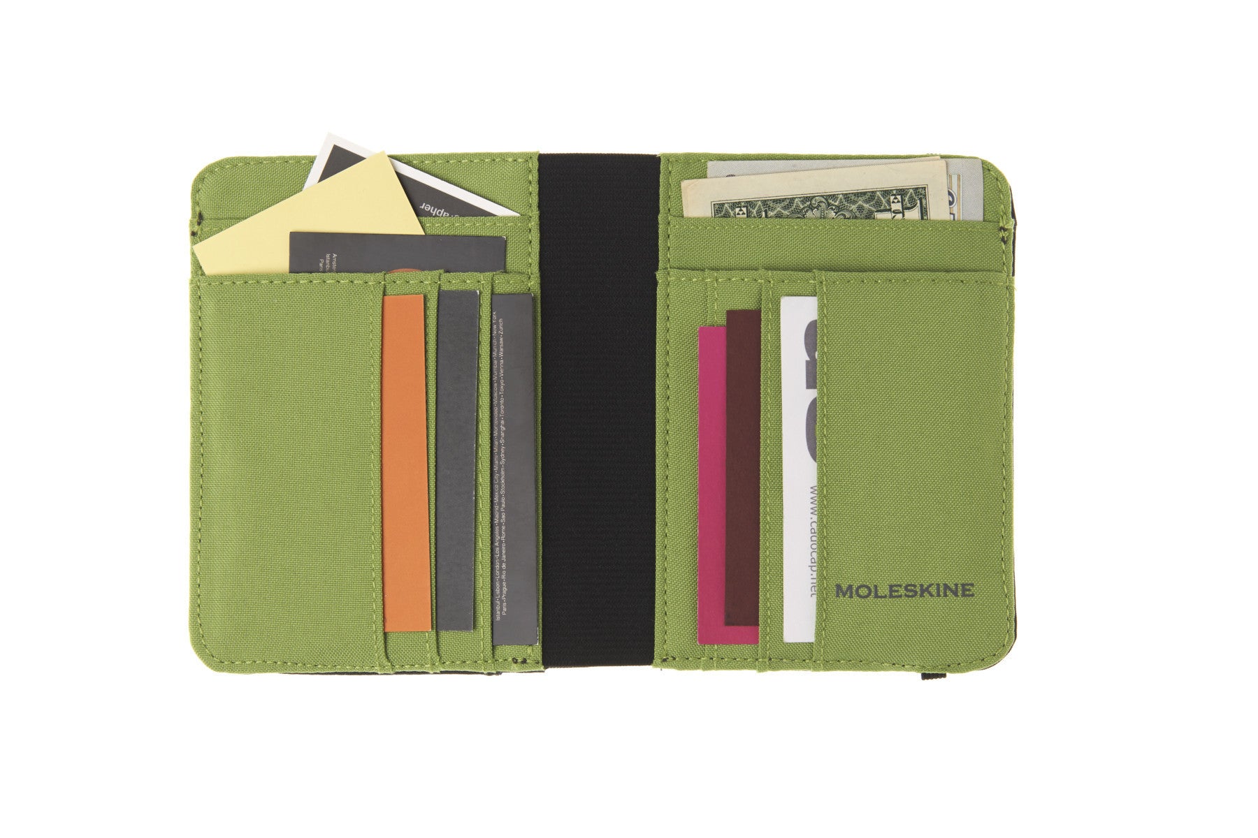 Premium Moleskine Vertical Wallet - Slim Leather Card Holder with RFID Protection for Men & Women | Perfect for Everyday Carry, Business Cards, and Travel Essentials