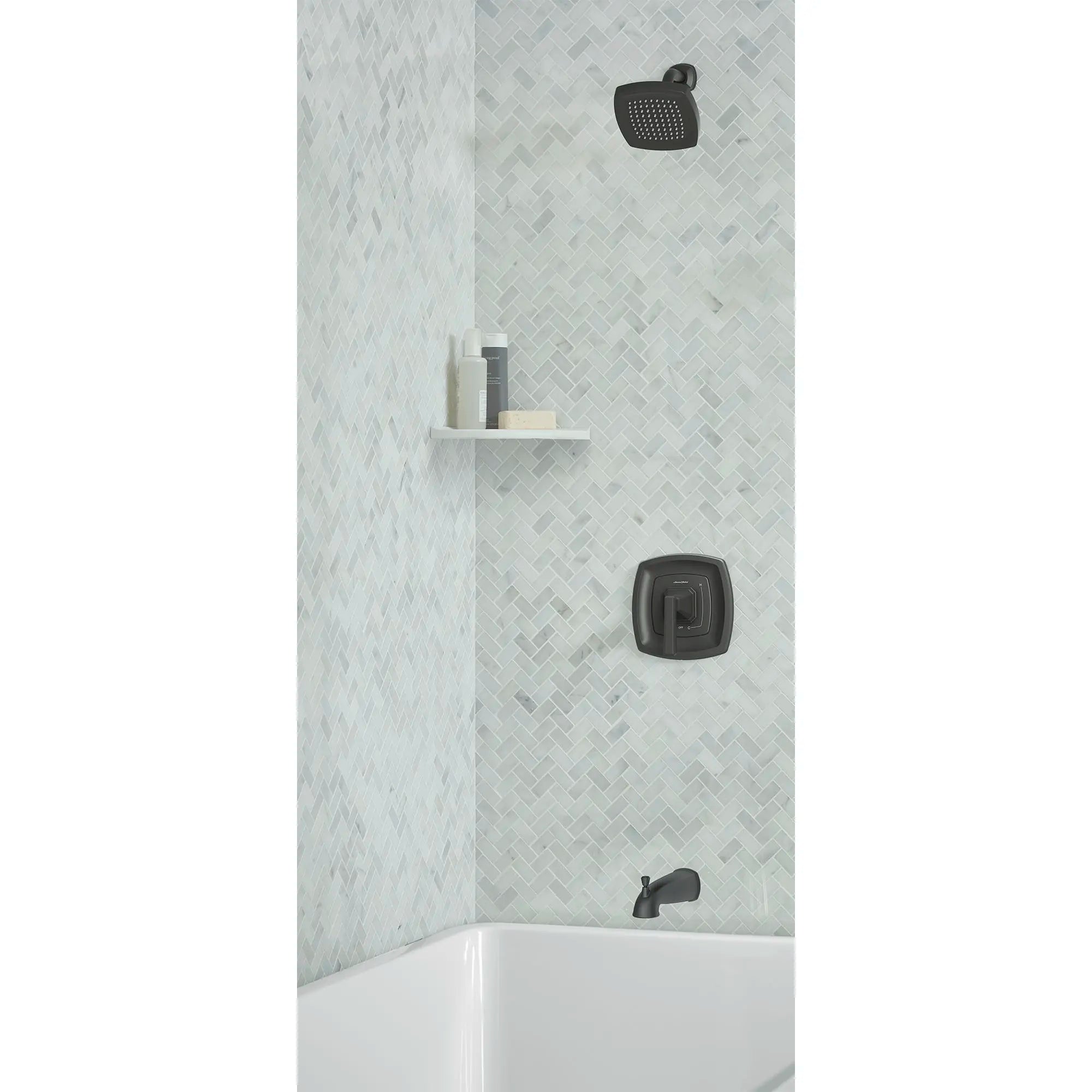 Crawford 1.8 GPM Water Saving Shower Trim Kit with Double Ceramic Pressure Balance Cartridge & Lever Handle - Perfect for Bathroom Renovation & Water Conservation
