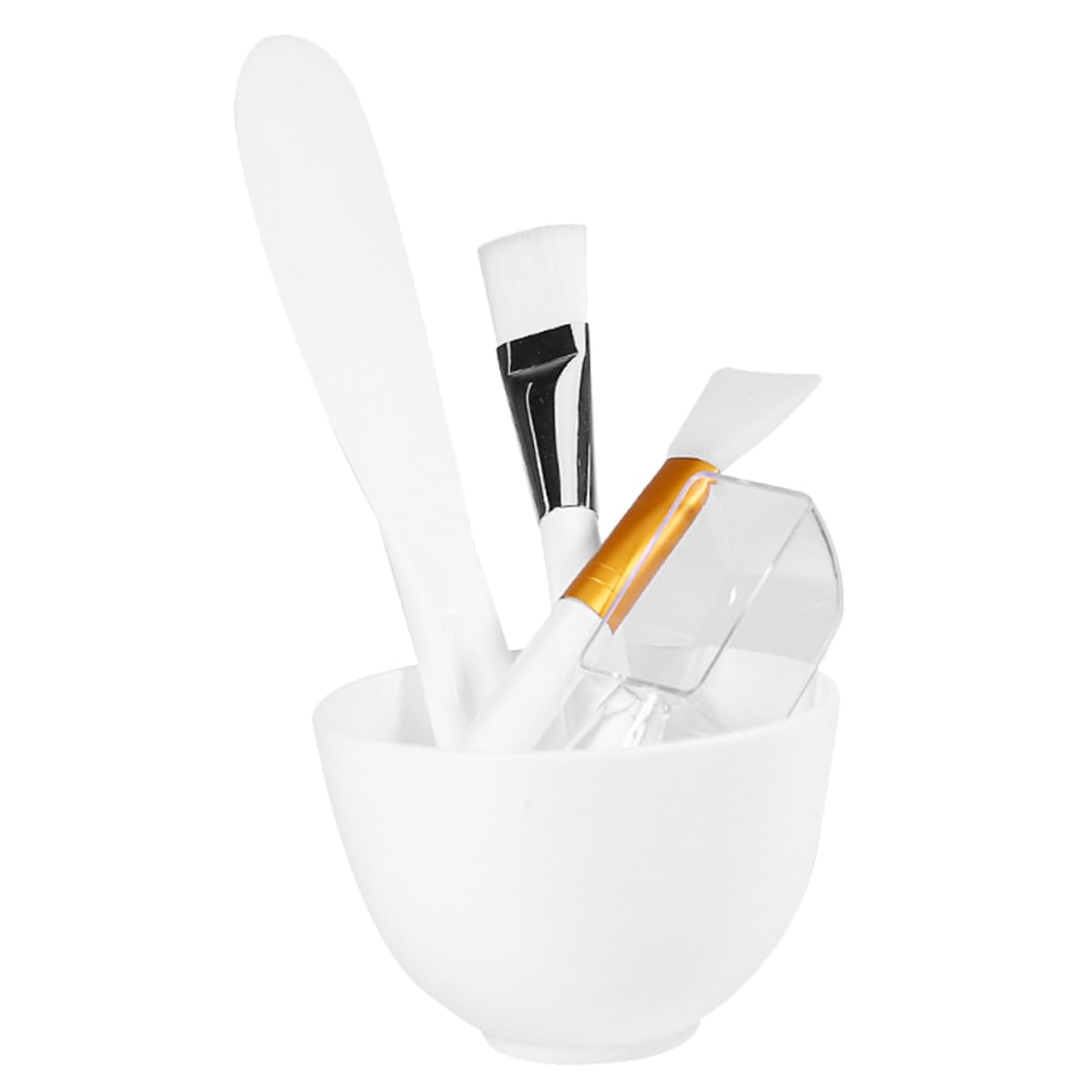 FOMIYES 5-Piece Makeup Mixing Bowls Set for DIY Face Mask & Cosmetic Application - Perfect for Home Spa & Beauty Routine