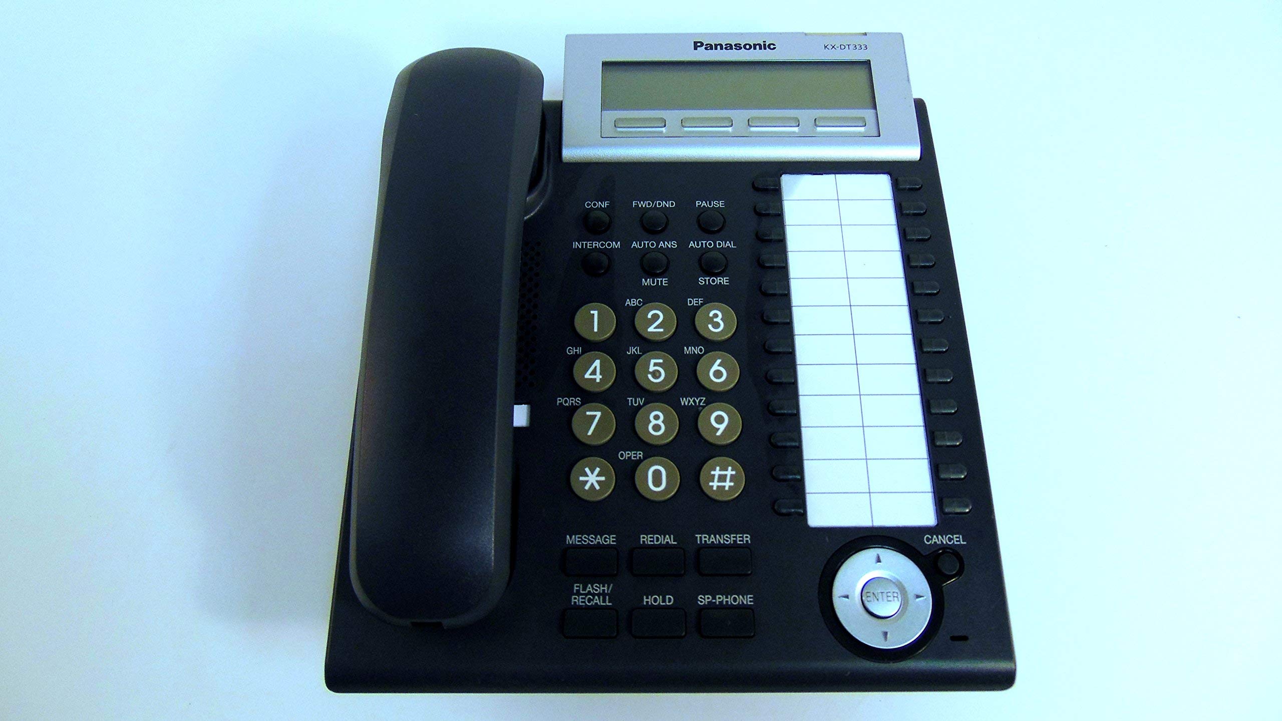 Panasonic KX-DT333-B Digital Cordless Phone with Caller ID & Speakerphone - Ideal for Home & Office Communication