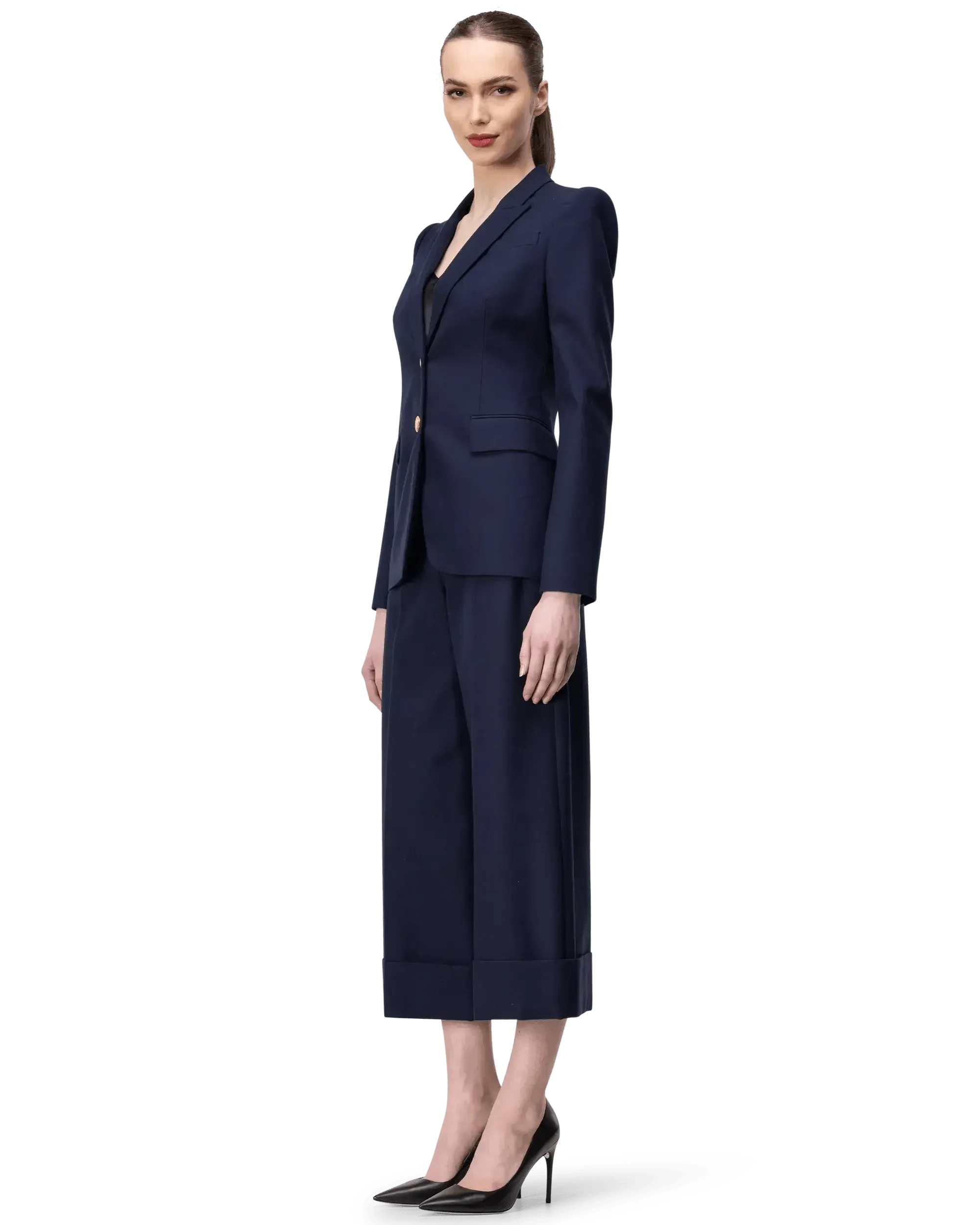 Stylish Double Buttoned Blazer for Women - Slim Fit Professional Office Jacket - Perfect for Business Meetings, Workwear & Formal Occasions