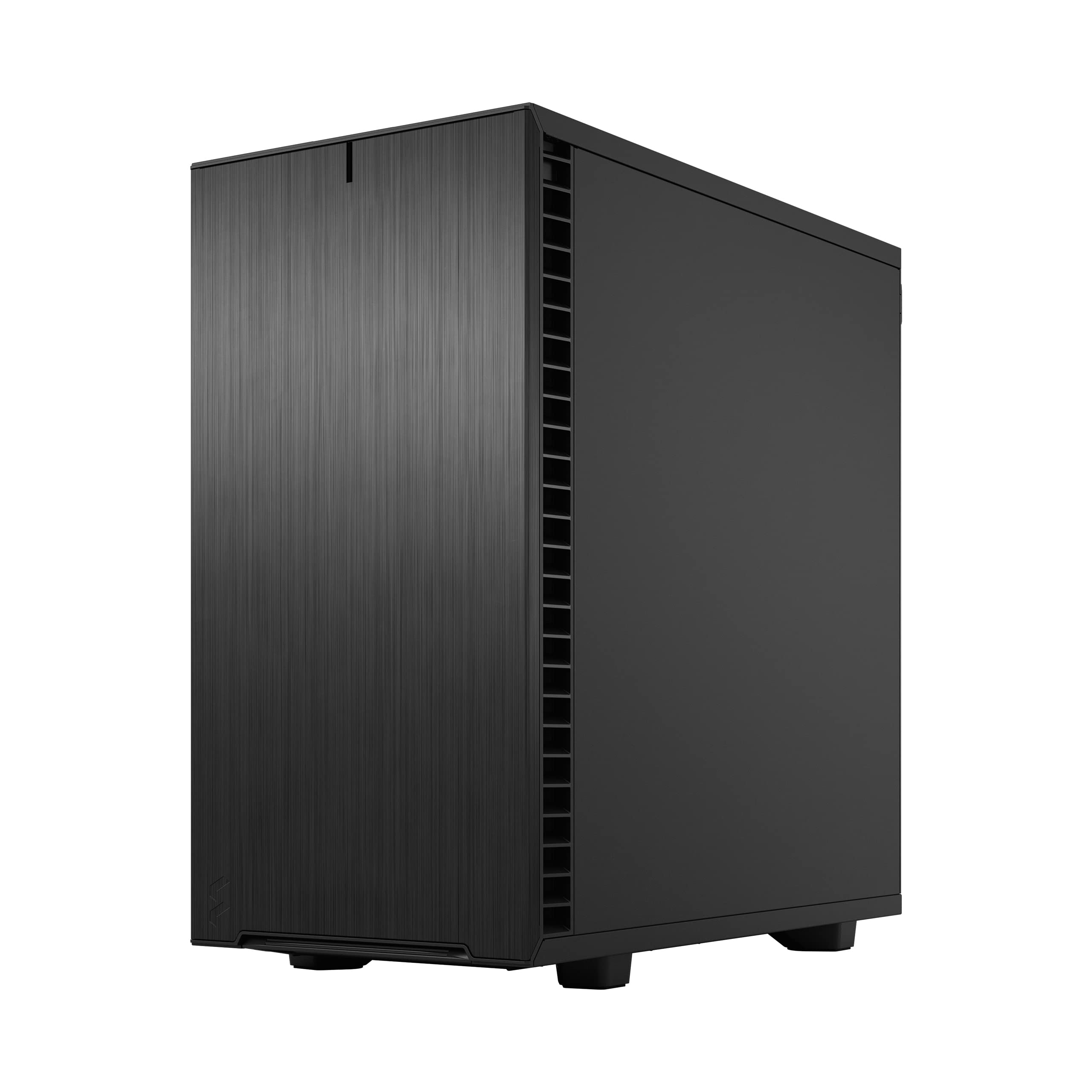 Fractal Design Define 7 Mini Black Micro ATX PC Case - Brushed Aluminum/Steel, Silent Mini Tower Computer Chassis for Home/Office/Gaming Workstation