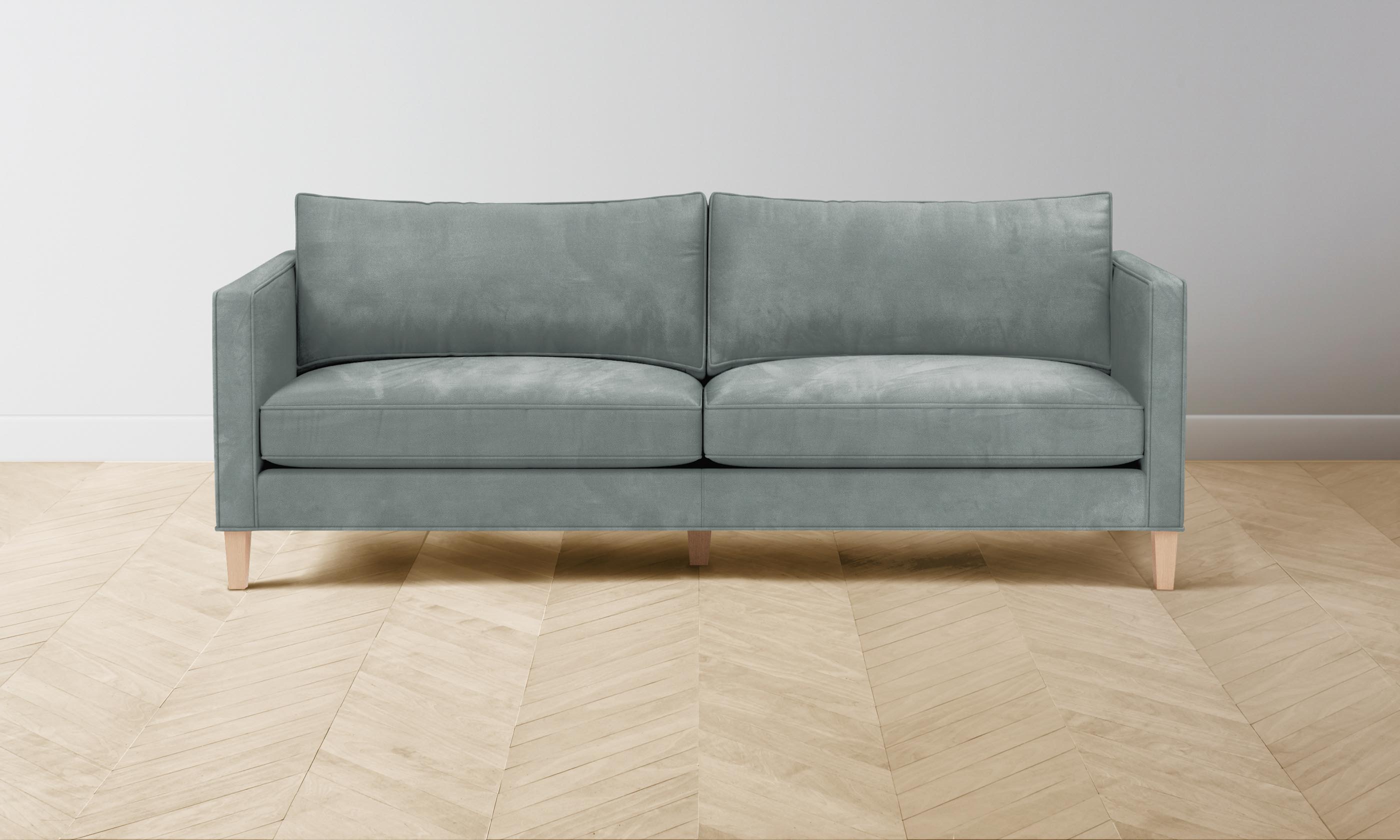 Premium Crosby Sectional Sofa - Genuine Nubuck Leather Upholstery, Modern L-Shaped Couch for Living Room, Family Room & Home Theater Comfort