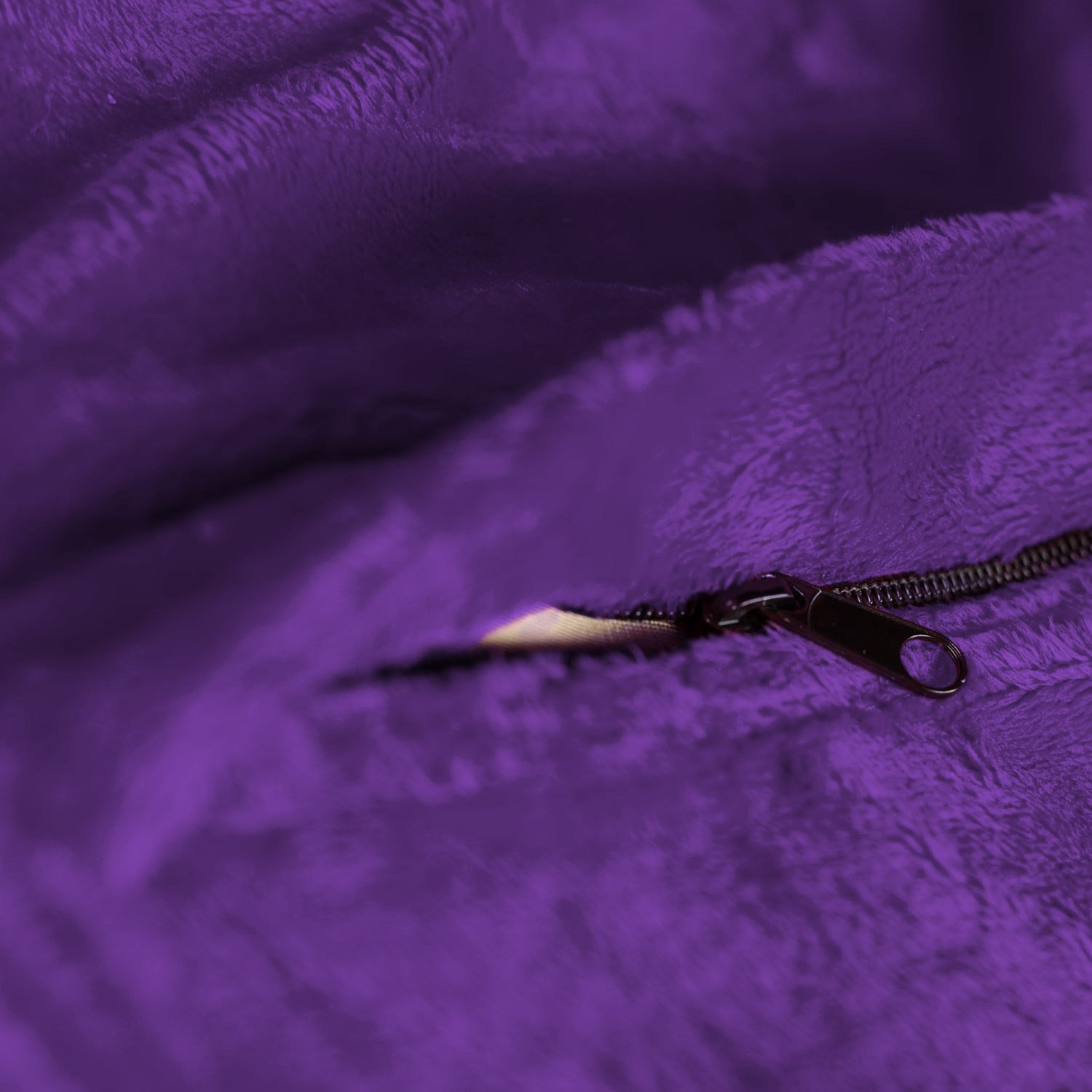 Chill Sack 6' Memory Foam Bean Bag Chair - Giant Lounger with Soft Microfiber Cover, Purple Furry (Perfect for Gaming, Movie Nights & Dorm Room Relaxation)