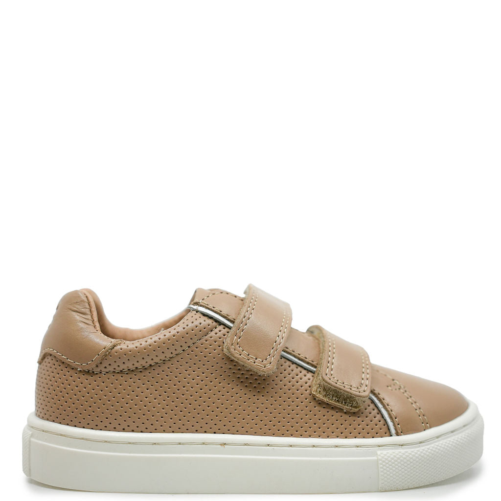 Porte Stone Taupe Velcro Sneakers for Men & Women - Comfortable Slip-On Walking Shoes for Casual, Work & Travel - Lightweight & Breathable Design