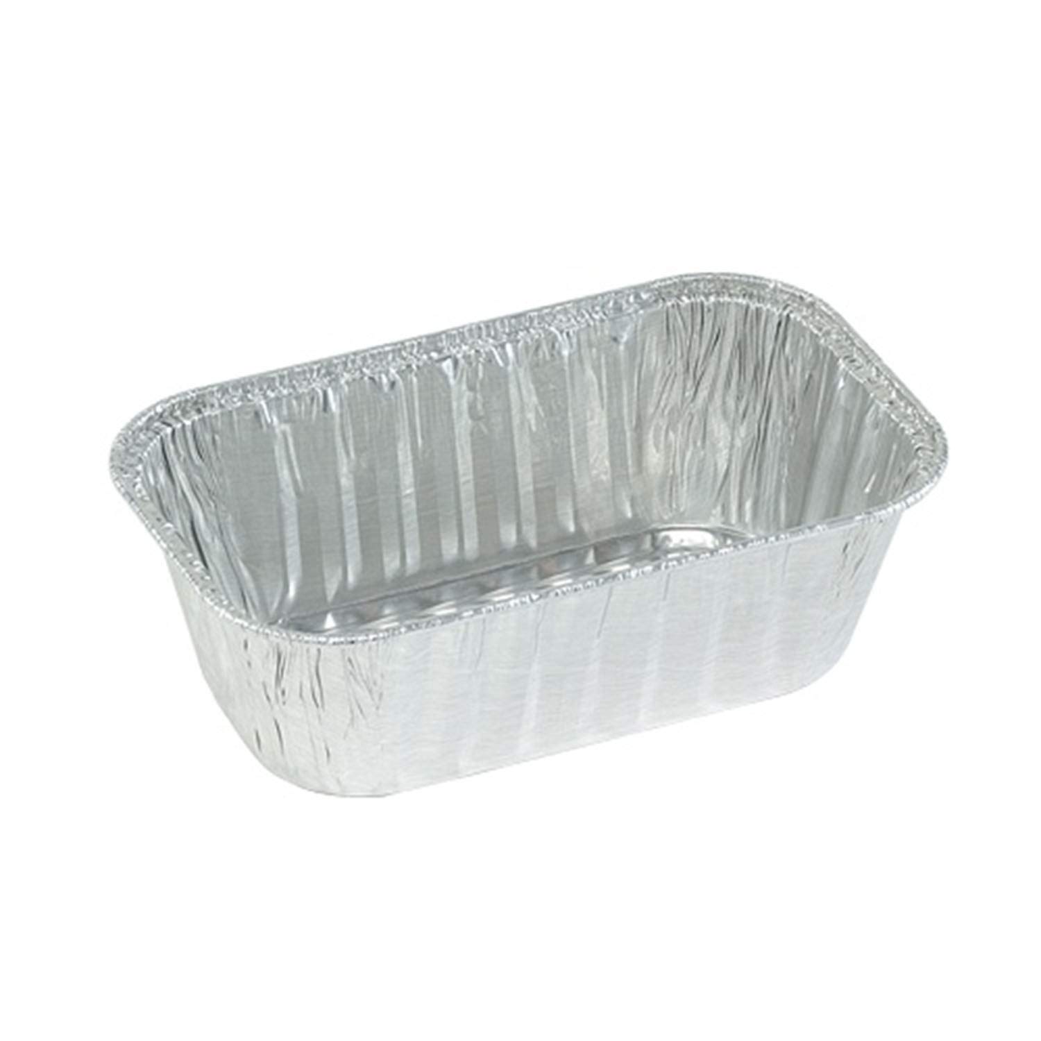 Tiger Chef 40-Pack 1 Lb Aluminum Foil Loaf Pans - Disposable, Freezer & Oven Safe for Baking, Cooking, Food Storage & Meal Prep | Perfect for Takeout, Leftovers & Freezing Meals