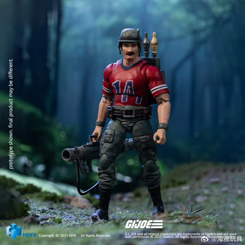 Pre Order 1/18 Scale HIYA 4-Inch G.I.Joe Bazooka Action Figure - Highly Detailed Collectible Military Toy for Display & Play - Perfect for Collectors and G.I.Joe Fans