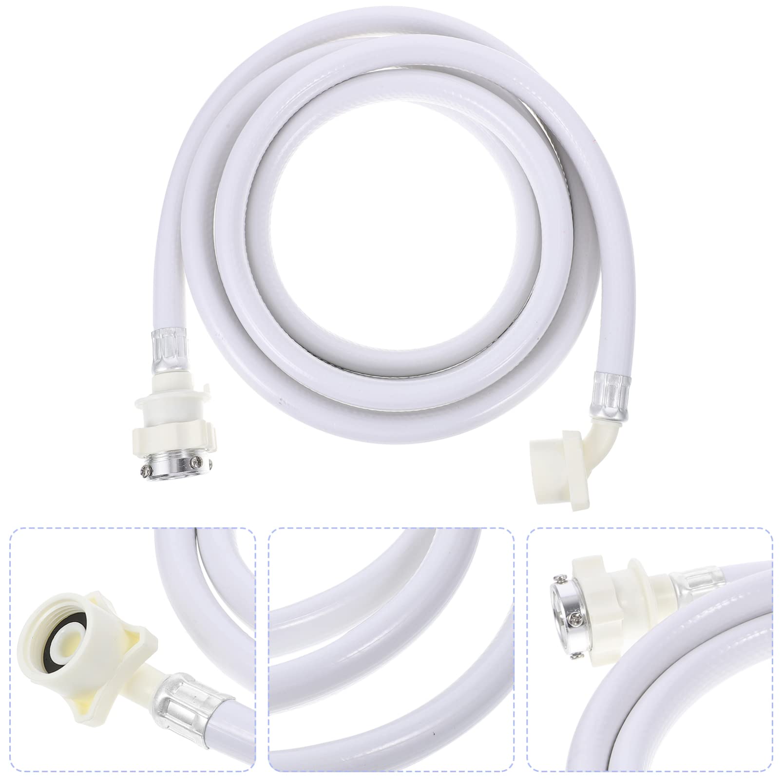 PVC Washing Machine Hose Extension - 3 Meter Long Washer Hose for Laundry Room, RV, and Mobile Home Use