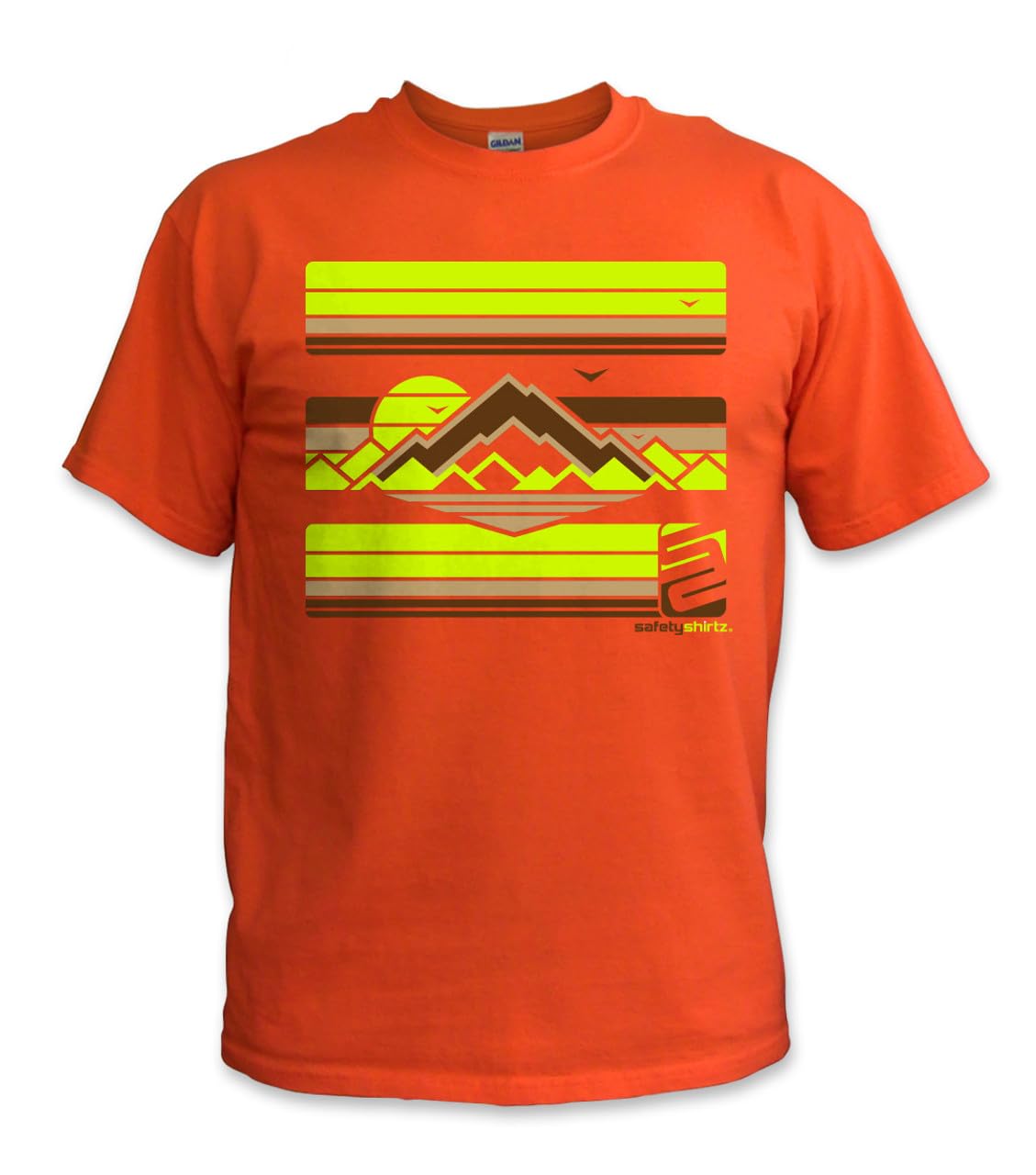 SafetyShirtz Men's High Country Safety Shirt - High Visibility Workwear for Construction, Road Work & Outdoor Jobs | ANSI Certified Reflective Shirt