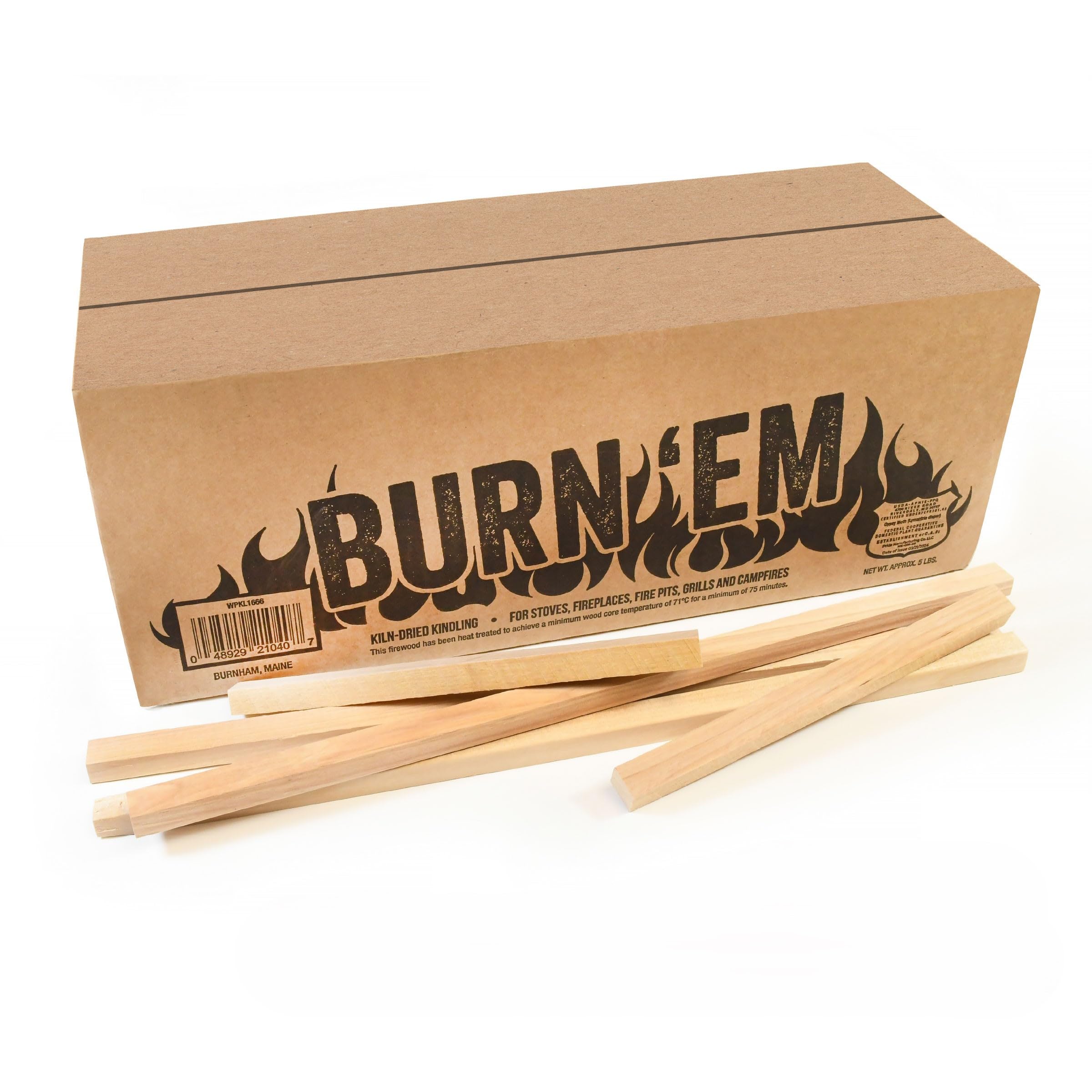 Premium Kiln-Dried Fire Starter Kindling - 10 lb Box | All-Natural Firewood for Fire Pits, Indoor/Outdoor Fireplaces, Grills, Smokers & Pizza Ovens | Compatible with Breeo, Solo Stove, Ooni | Perfect for Camping, Backyard BBQs & Cozy Nights by the Fireplace