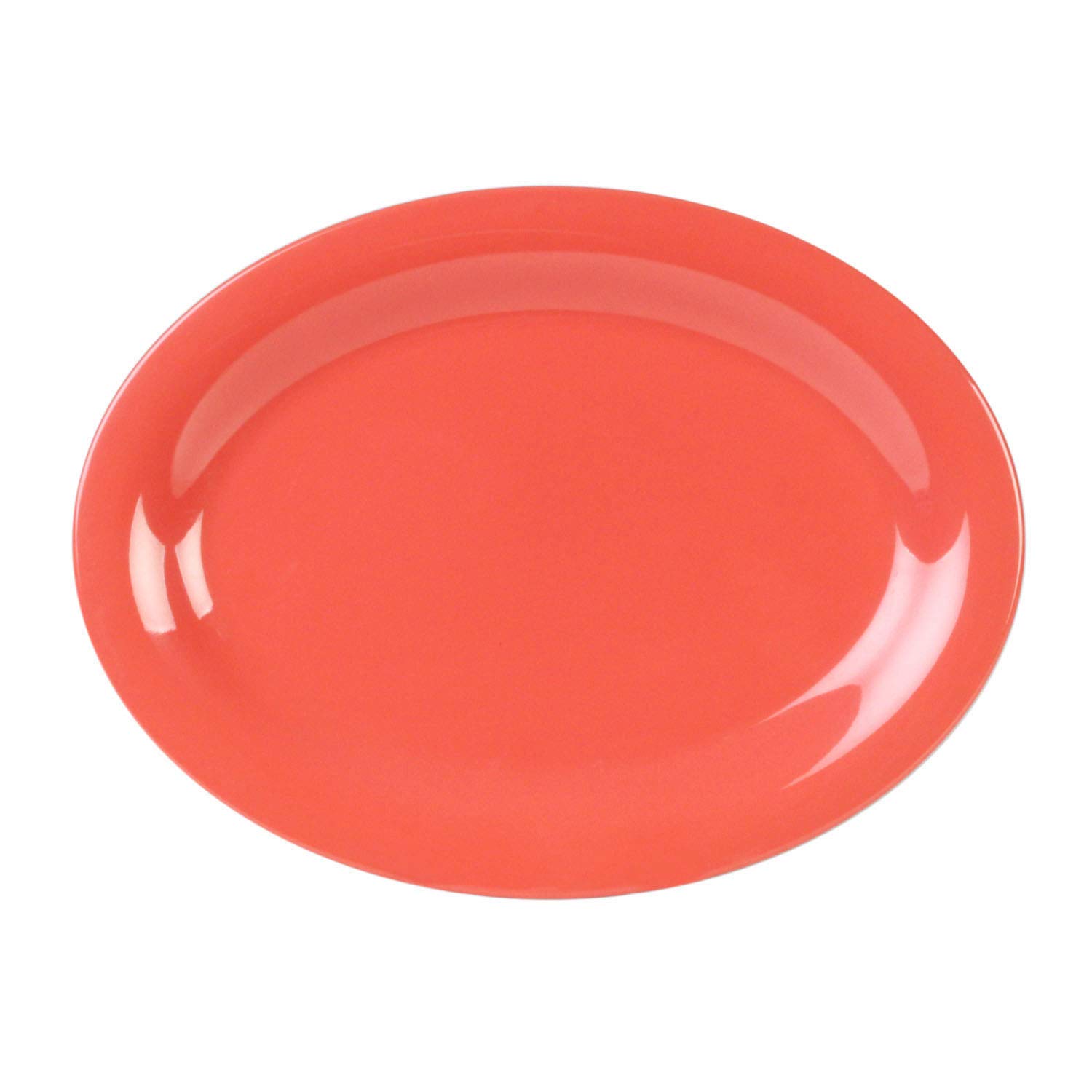 Premium Orange Melamine Dinnerware Set - 12