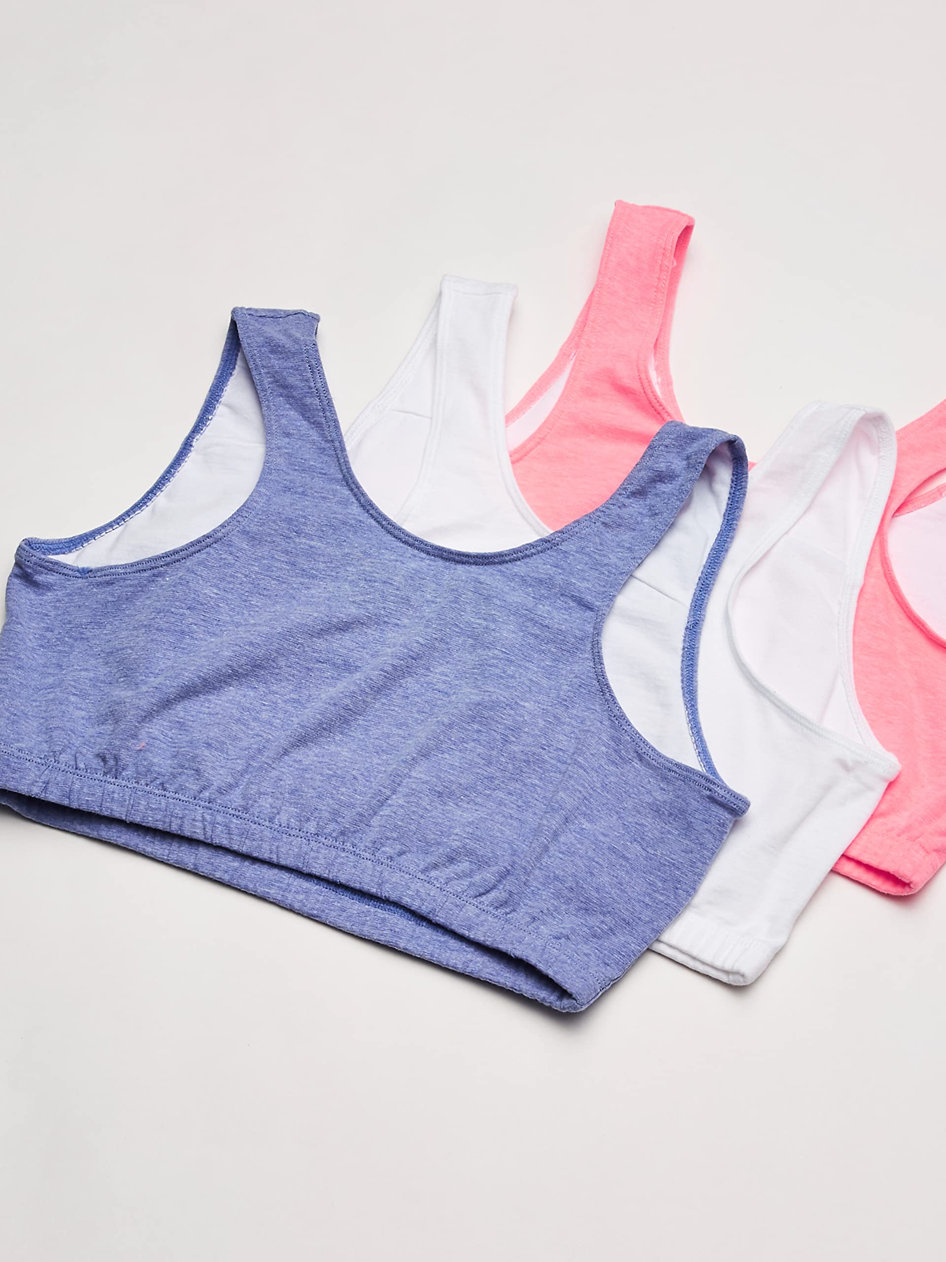 Fruit of the Loom Women's Cotton Tank Bra - Ultra Soft, Breathable & Comfortable for Everyday Wear, Yoga & Lounge